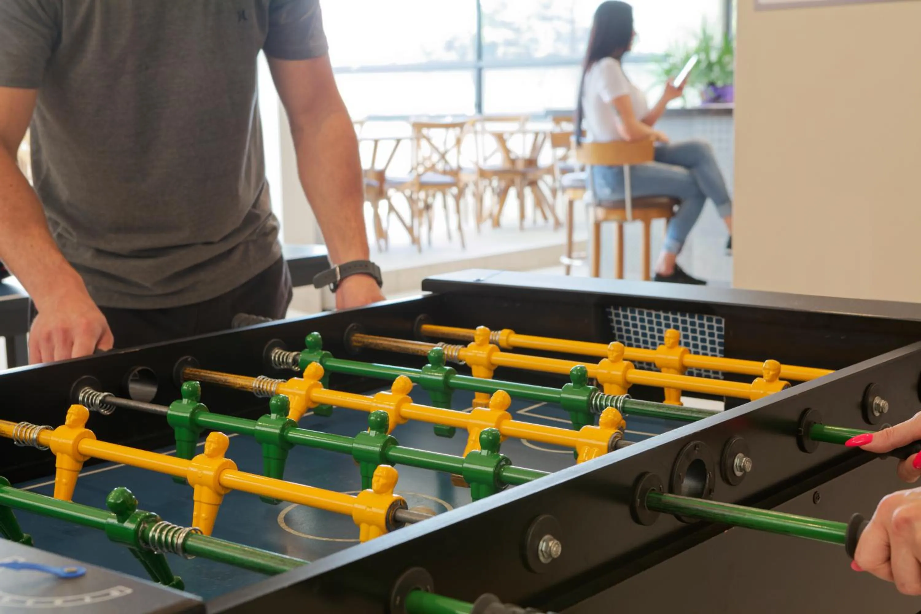 People in Lefel Hotel