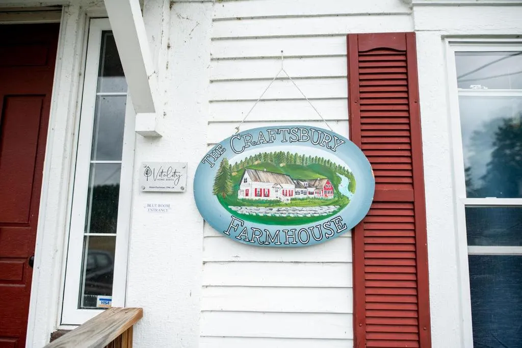 Facade/entrance in Craftsbury Farmhouse