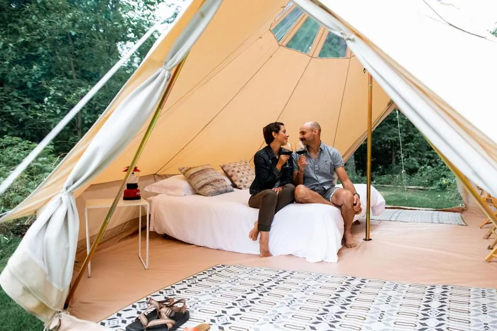 Bedroom, Bed in Craftsbury Farmhouse