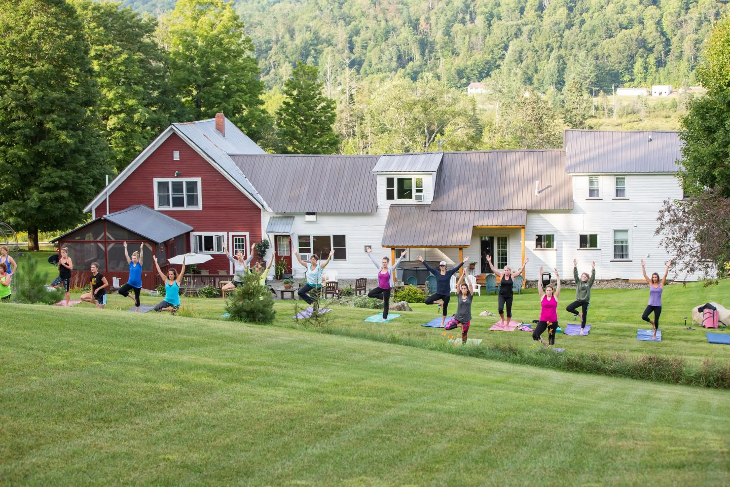 Garden in Craftsbury Farmhouse