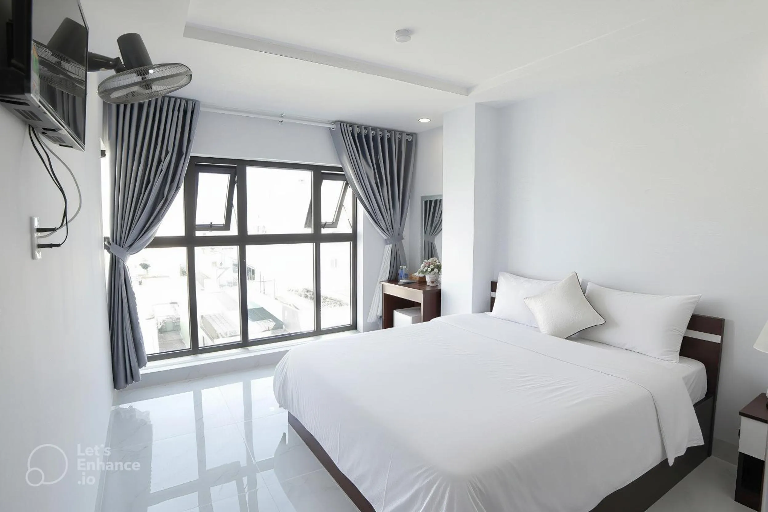 Bed in Tân Thi Hotel