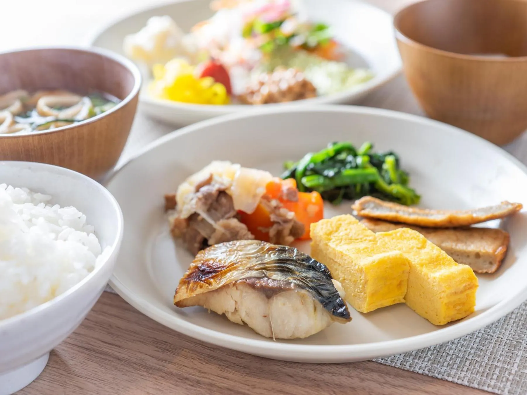 Buffet breakfast in Super Hotel Iyo Saijo