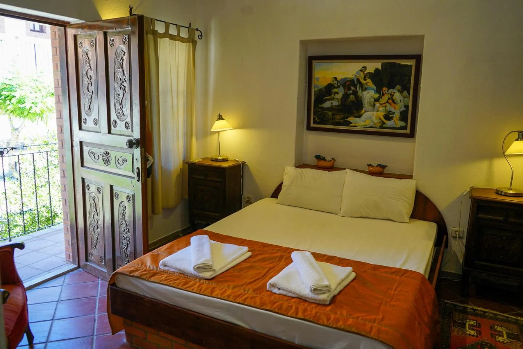 Bed in Şato Triopia Butik Otel