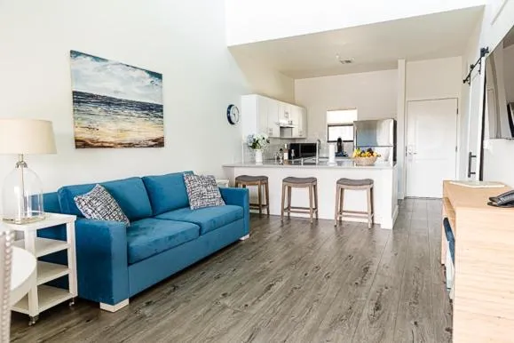 Living room in The Suites at Fishermen's Village - 2 Bedroom Suites