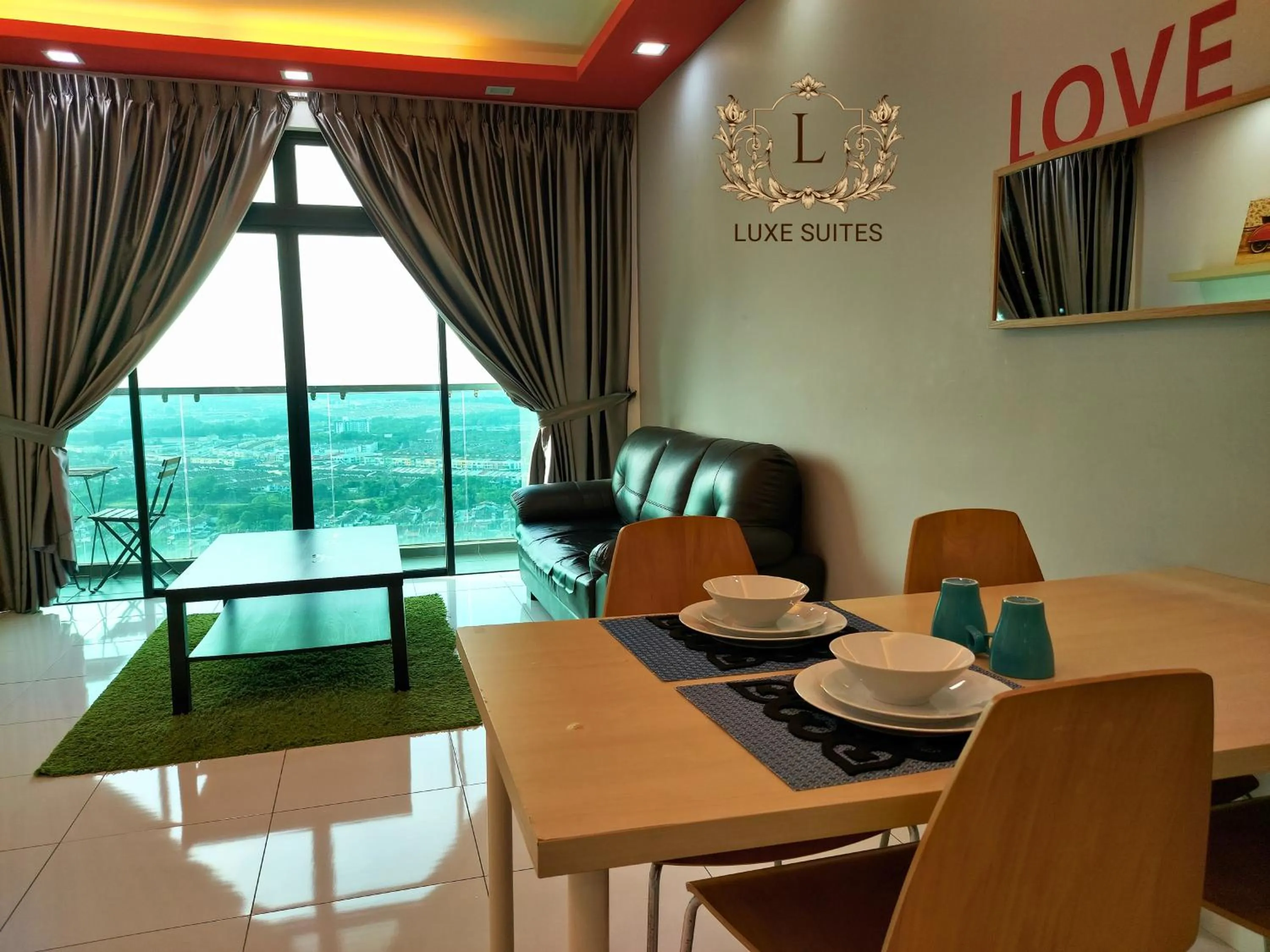 Living room in Luxe Suites at Skyloft