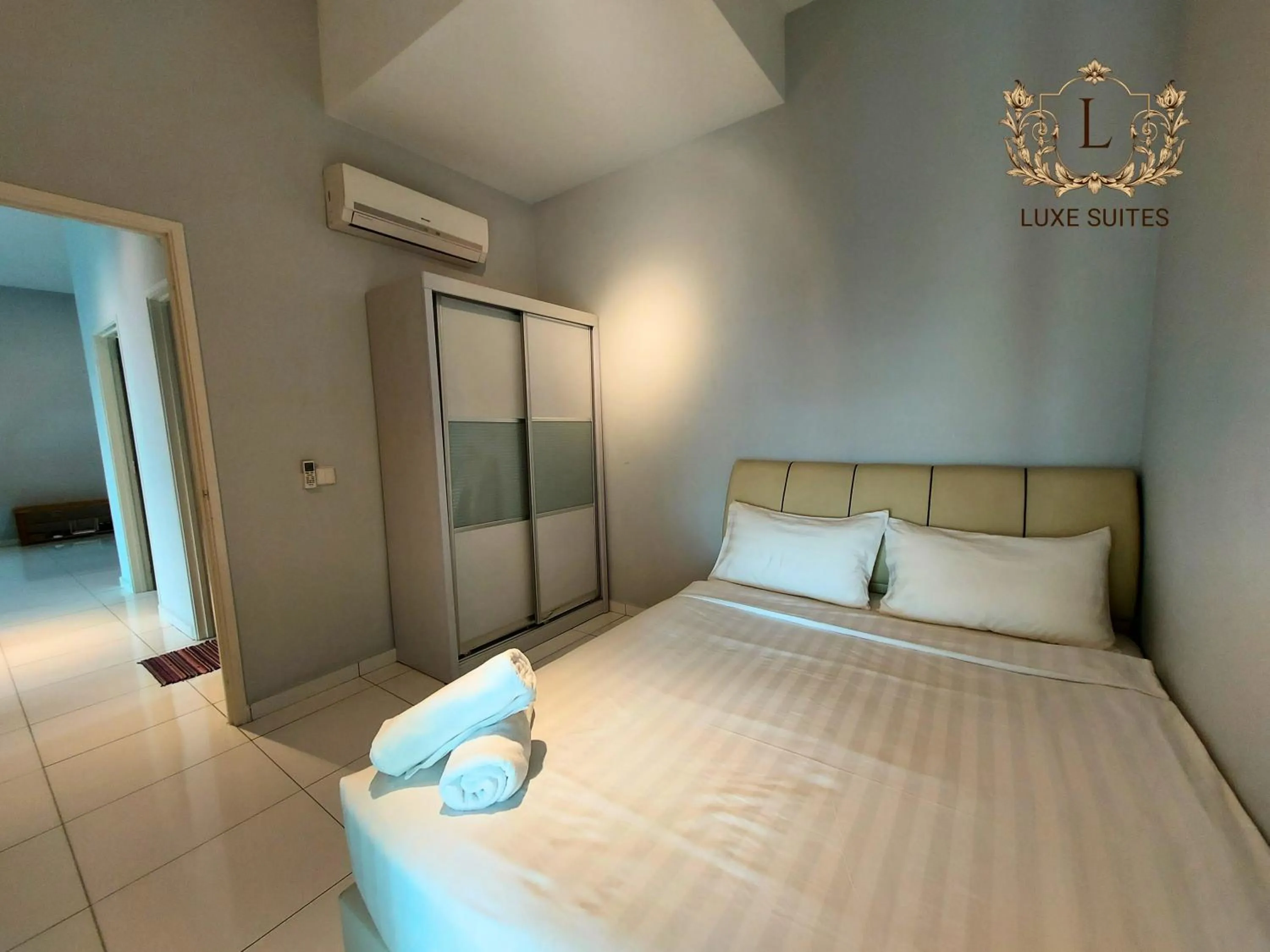 Bed in Luxe Suites at Skyloft