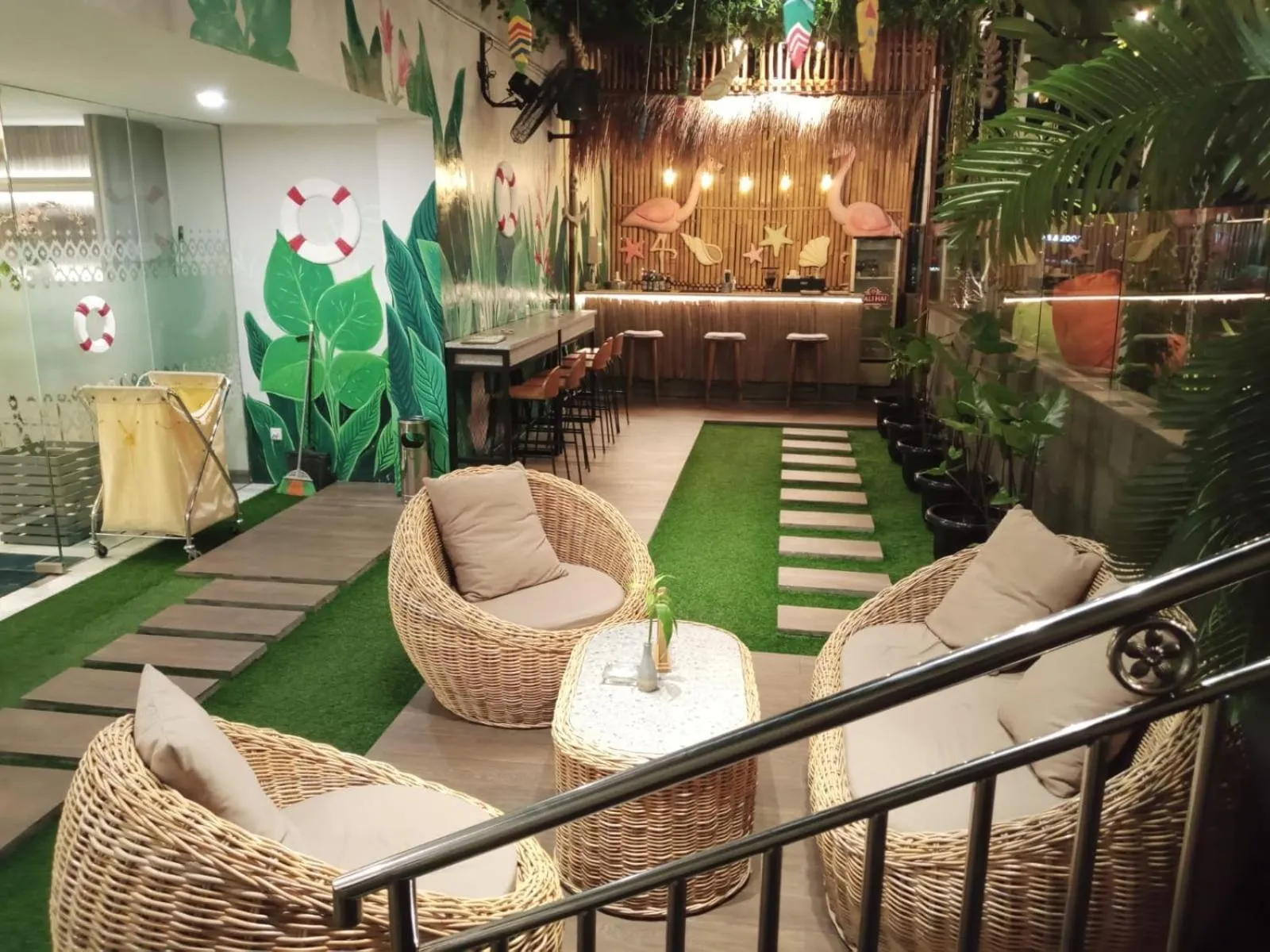 Lounge or bar in Zigna Kampung Batik