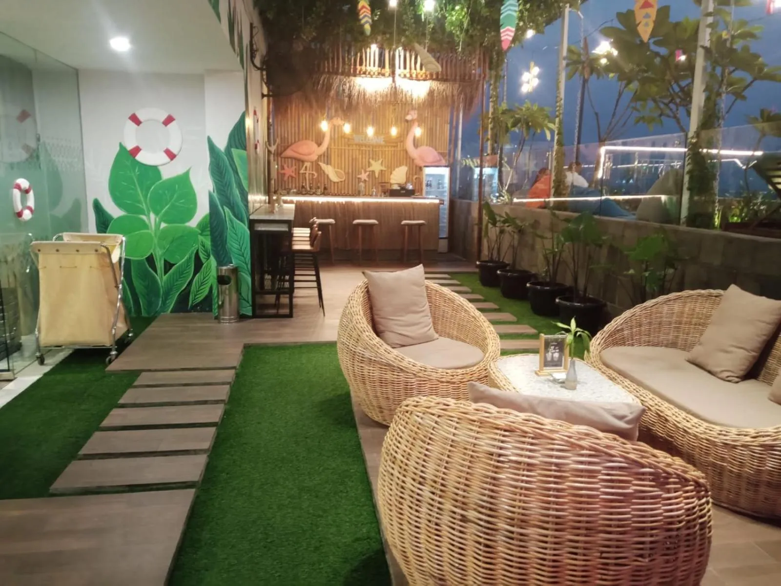 Lounge or bar in Zigna Kampung Batik