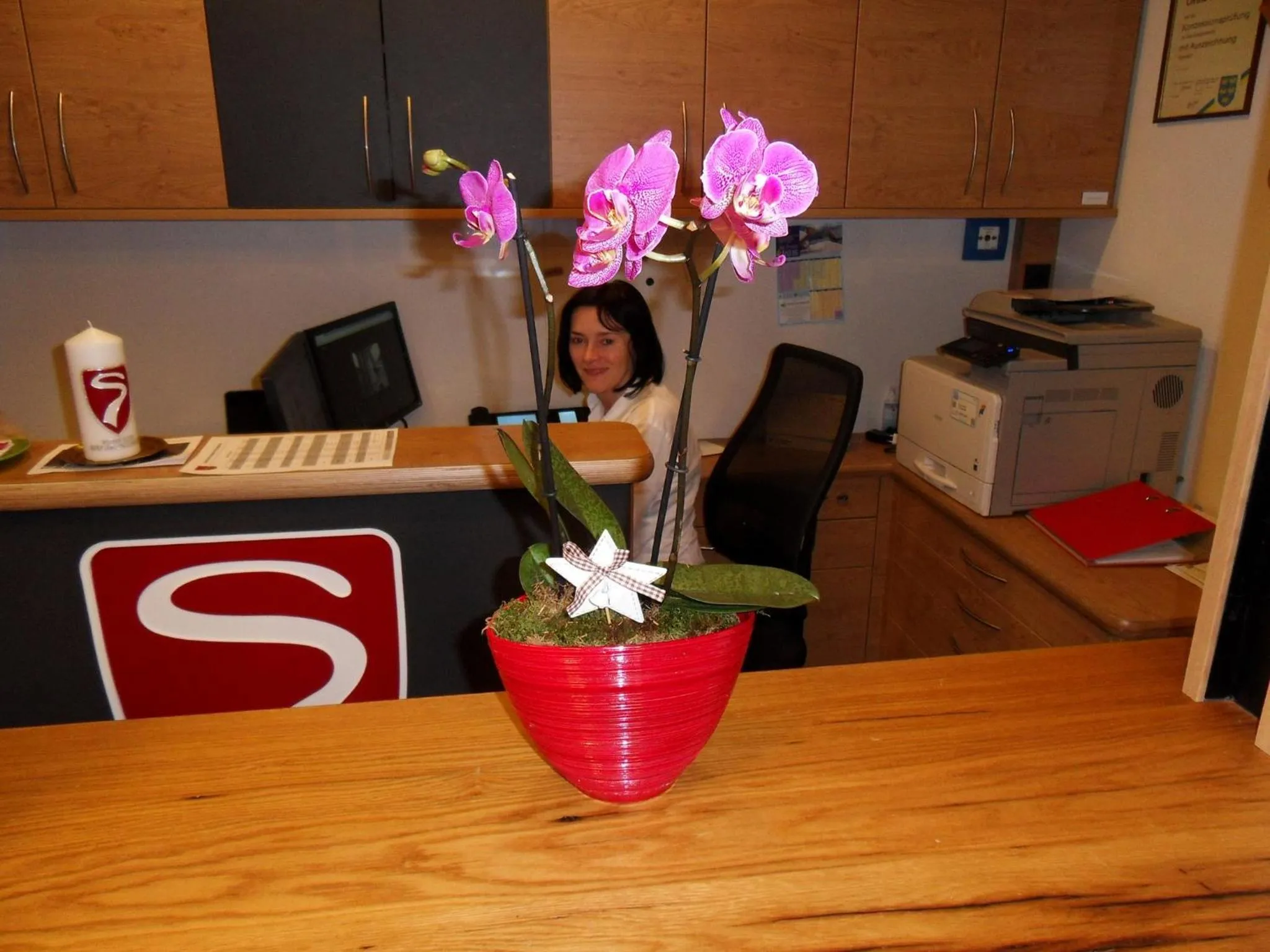 Lobby or reception in Hotel Garni Siegmundshof - inclusive Joker Card im Sommer