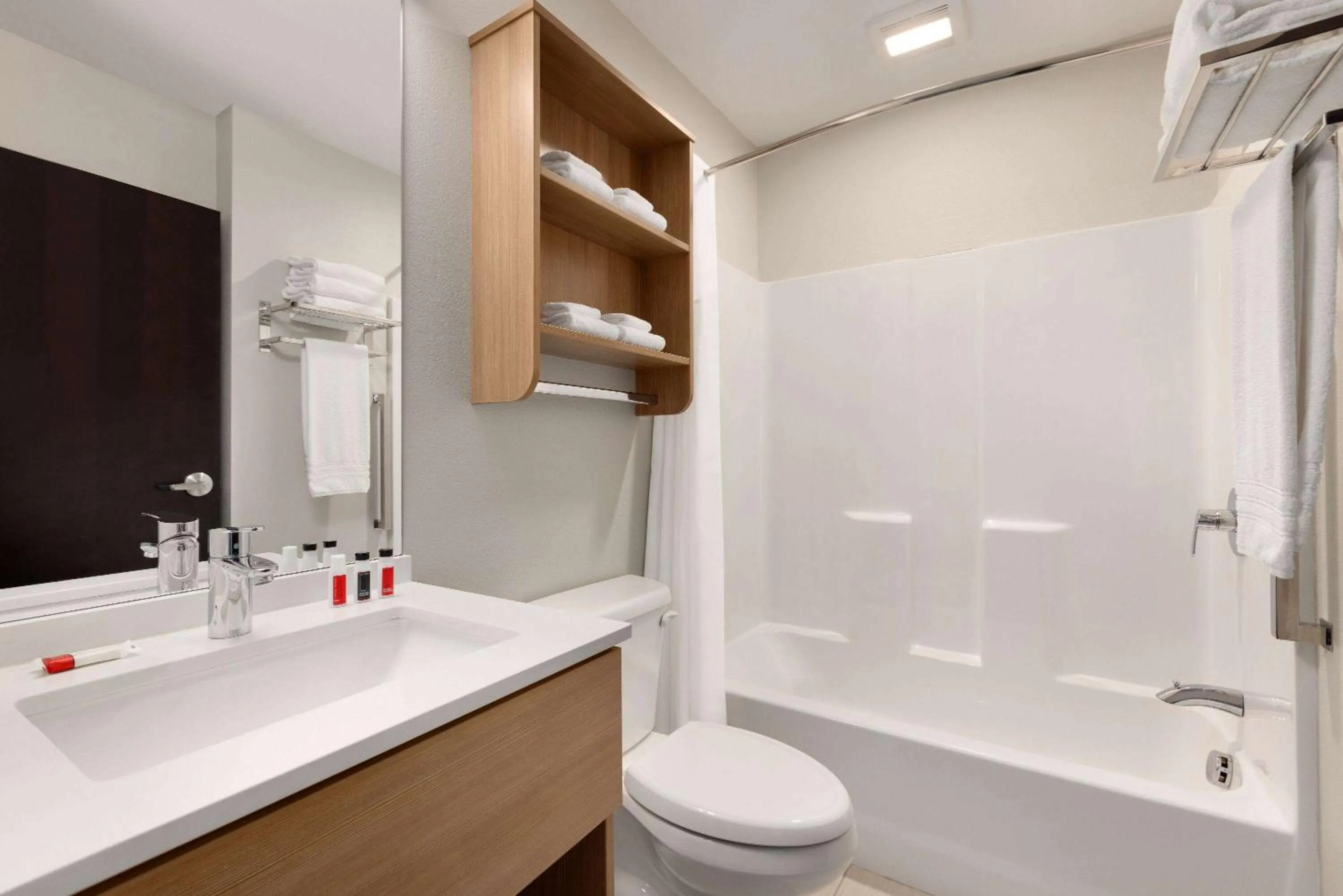 Bathroom in Microtel Inn & Suites by Wyndham Gambrills