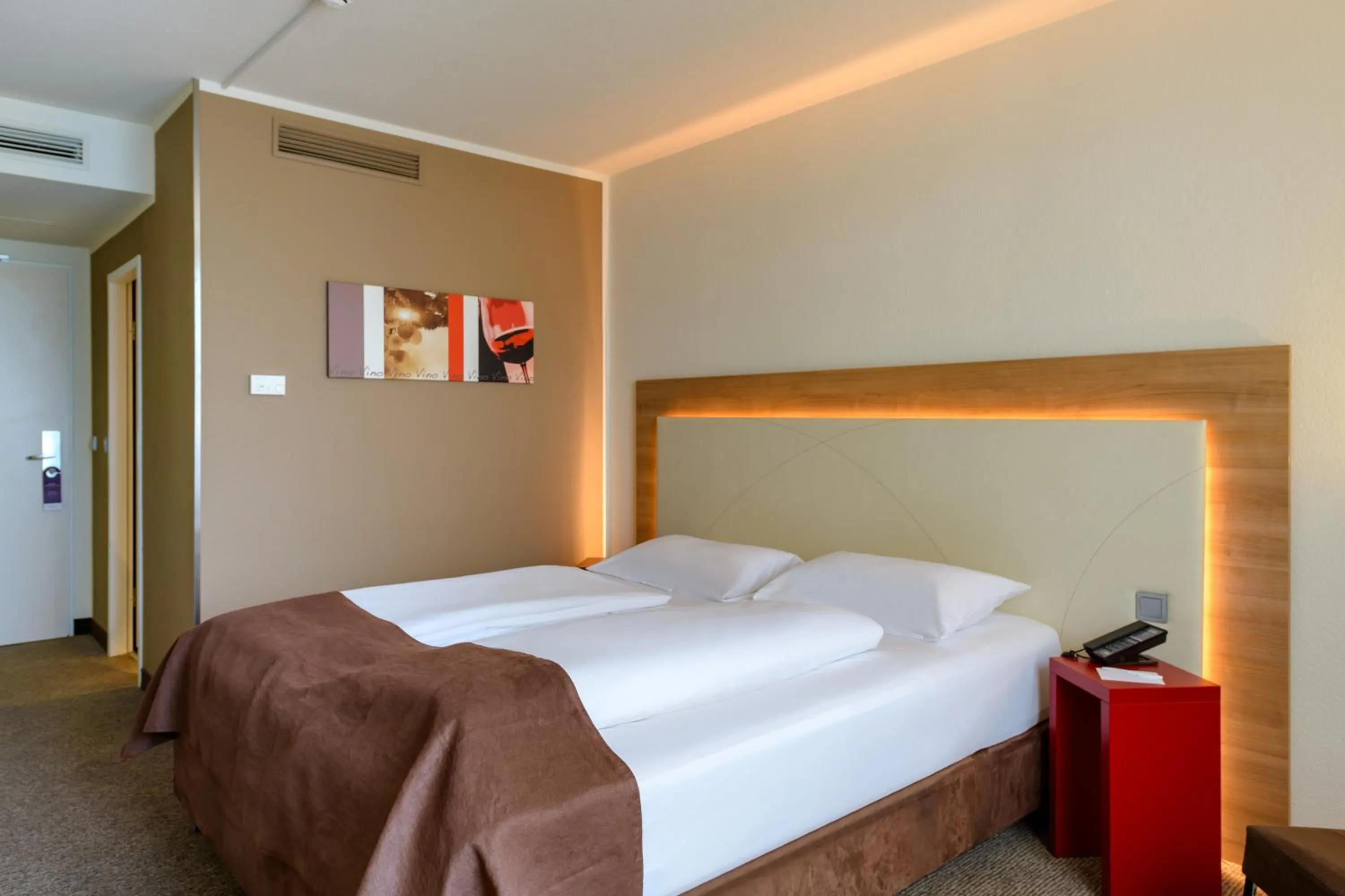 Bed in Mercure Hotel Stuttgart Airport Messe