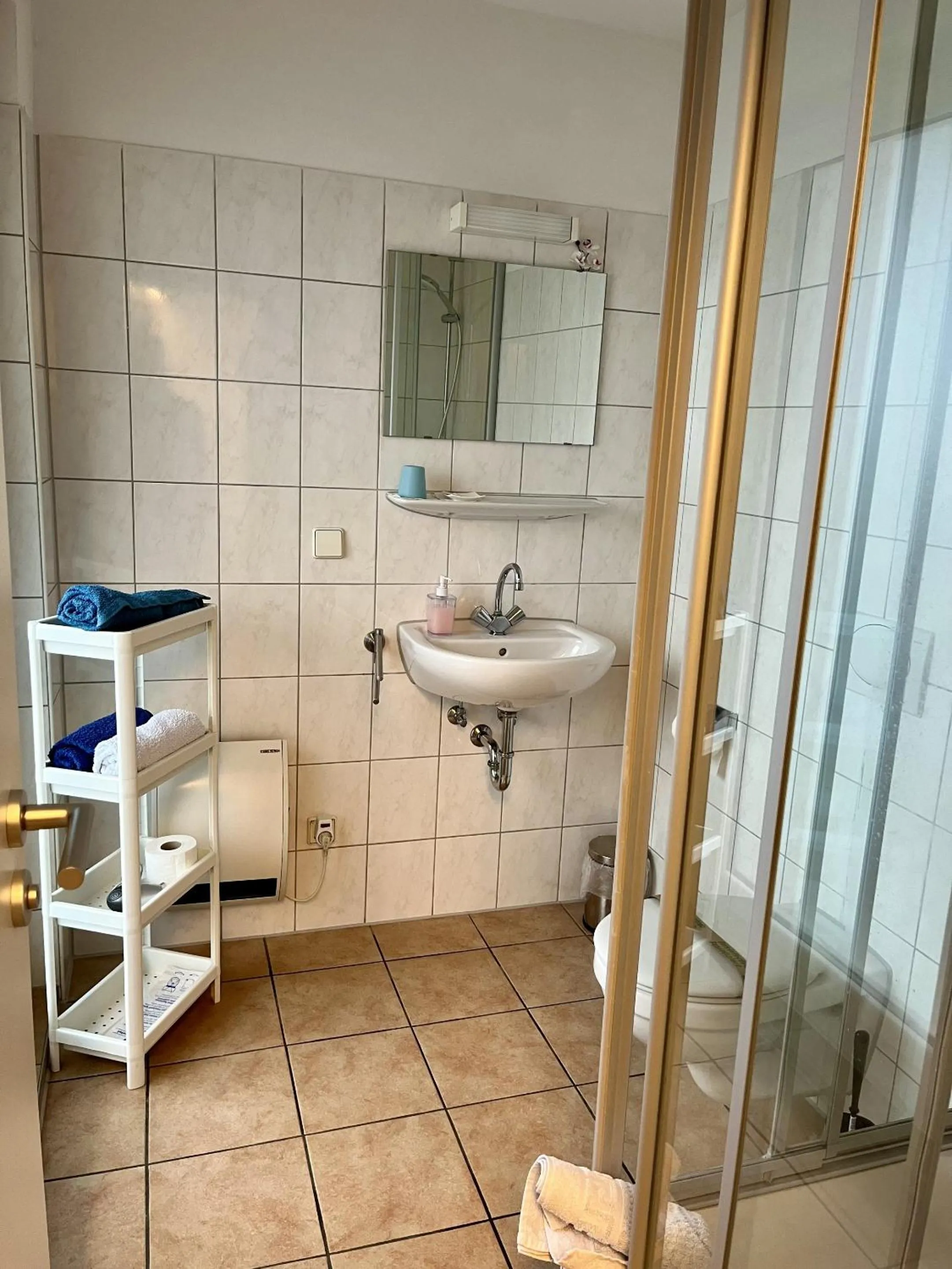 Bathroom in Gästehaus Rheinstetten Forchheim