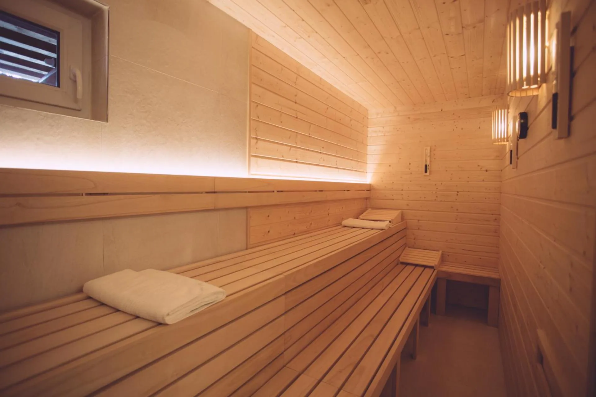 Sauna in EDELFUCHS-LODGE