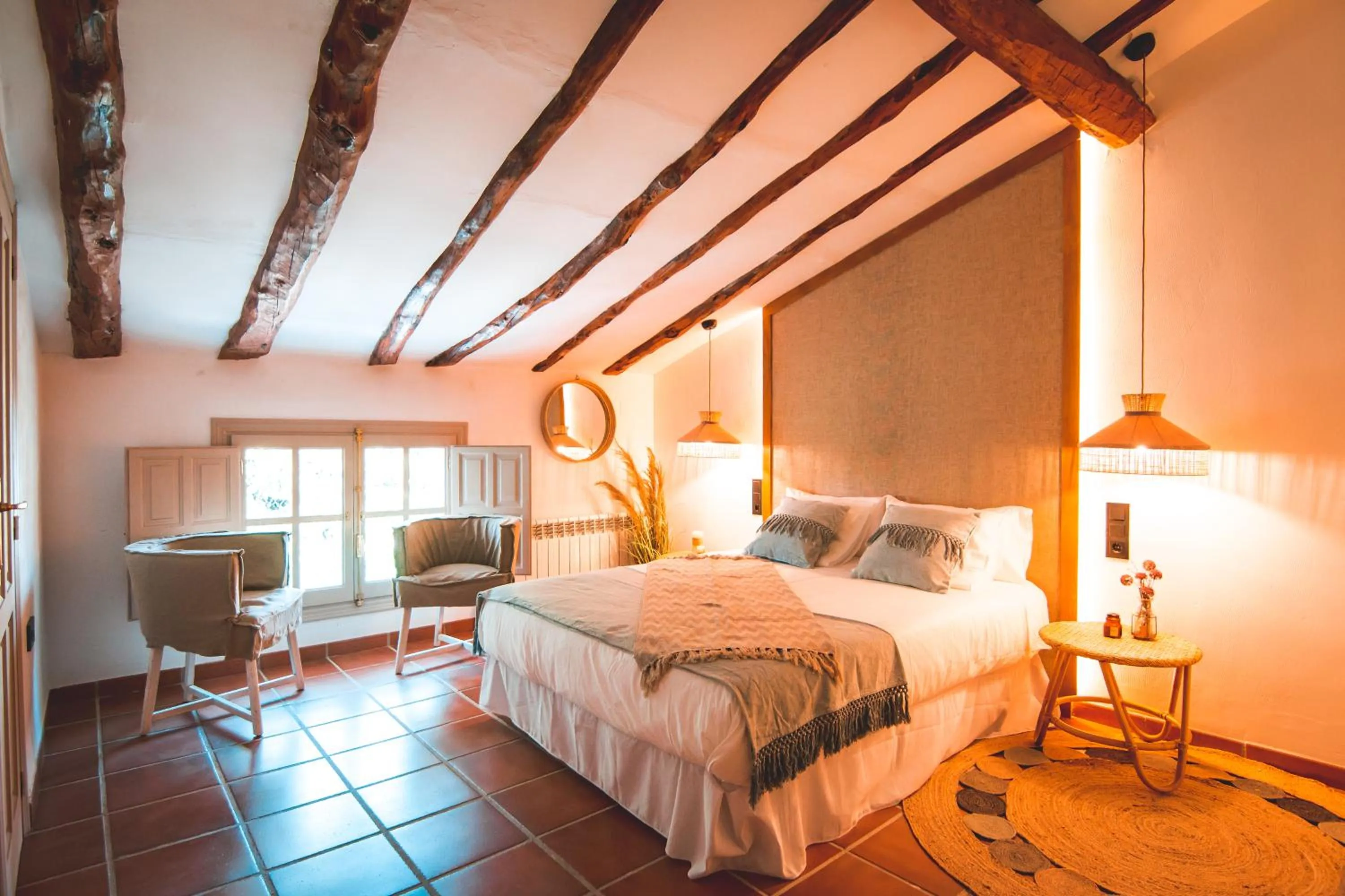 Bed in VILASIRA ( Rooms & Wines )