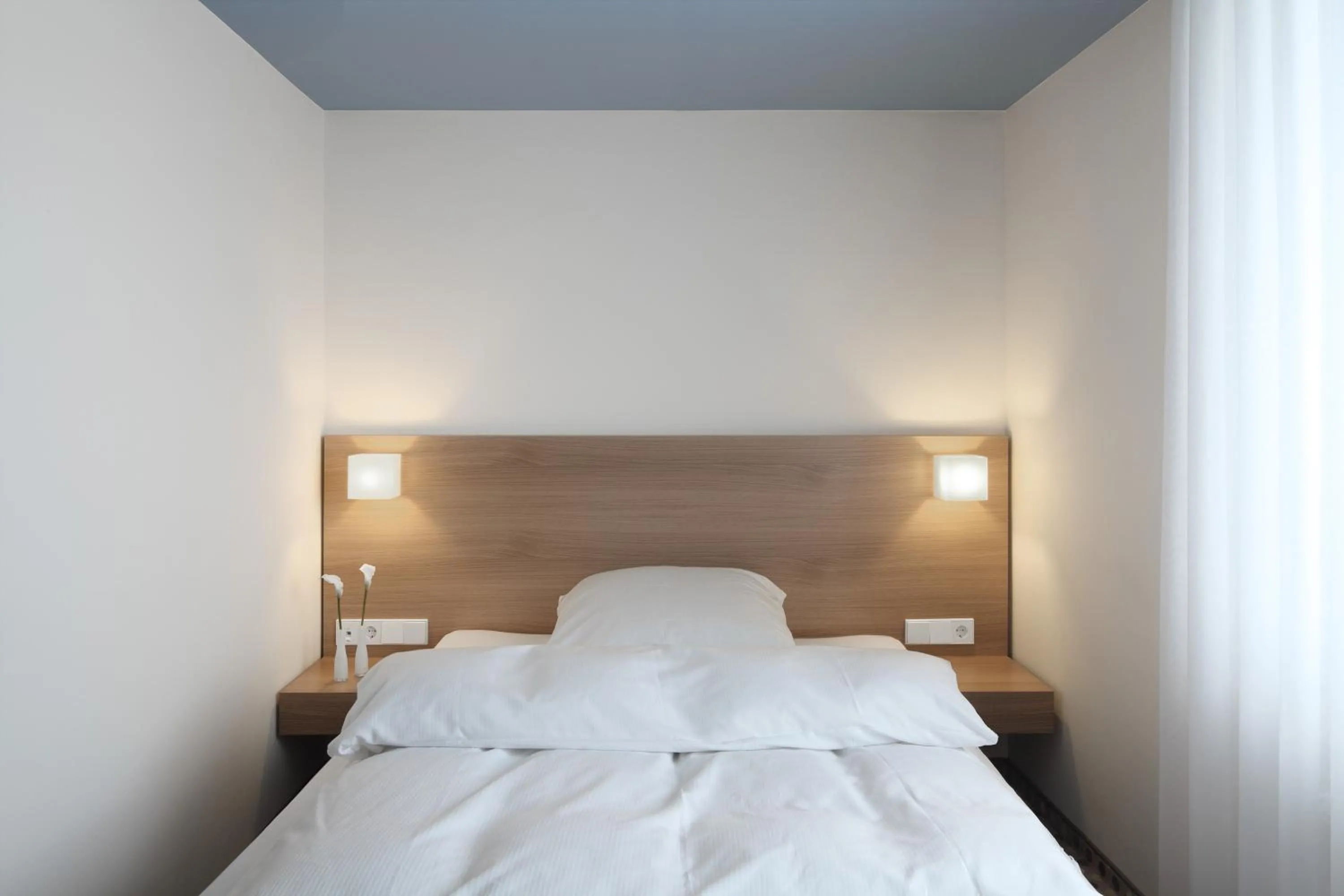 Bed in Hotel Waldhorn