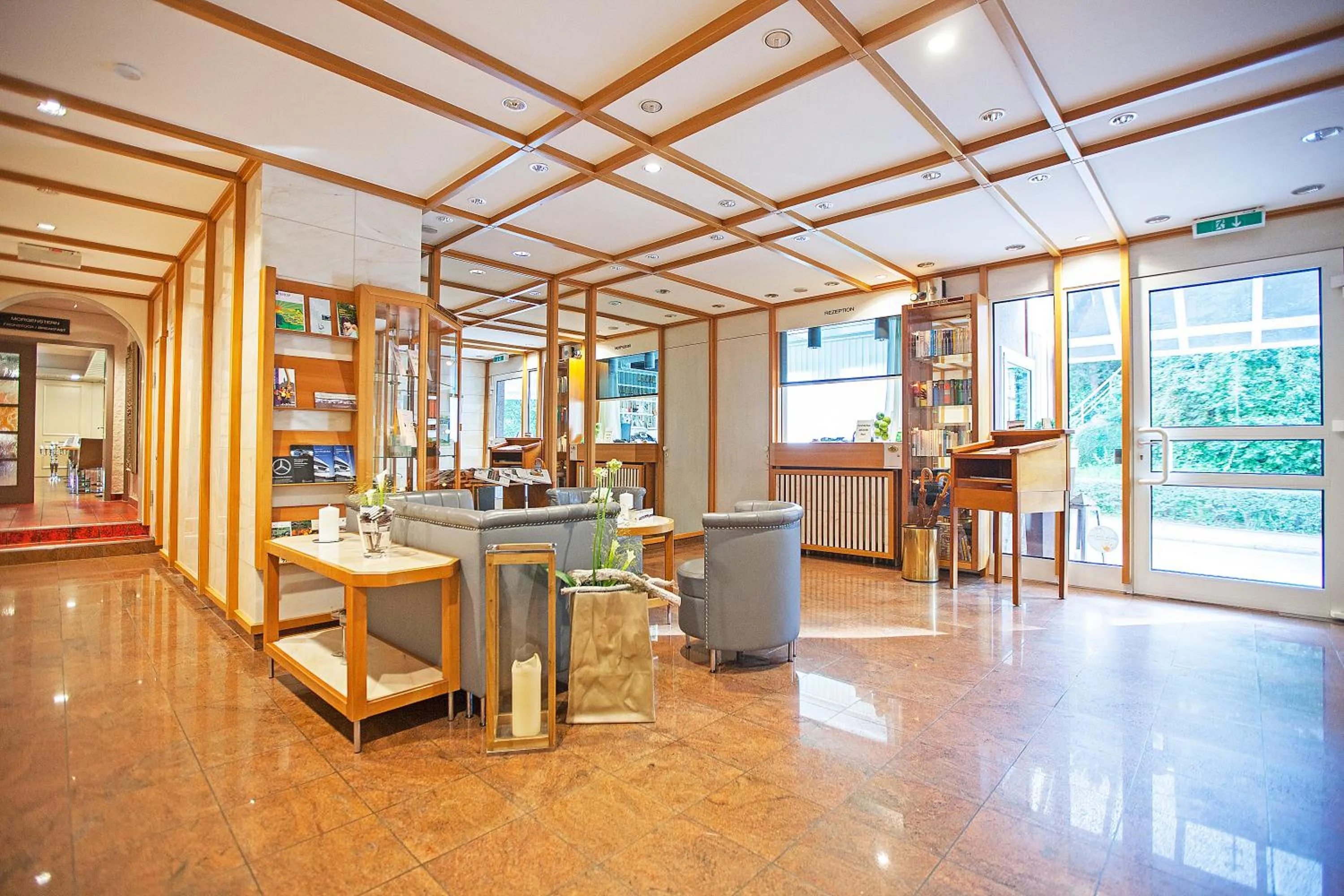 Seating area in Hotel Waldhorn