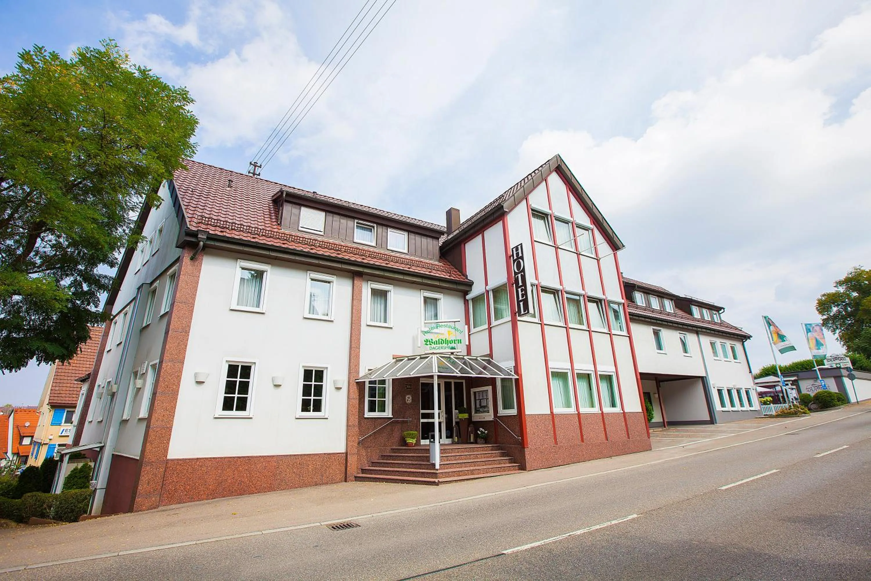 Property building in Hotel Waldhorn