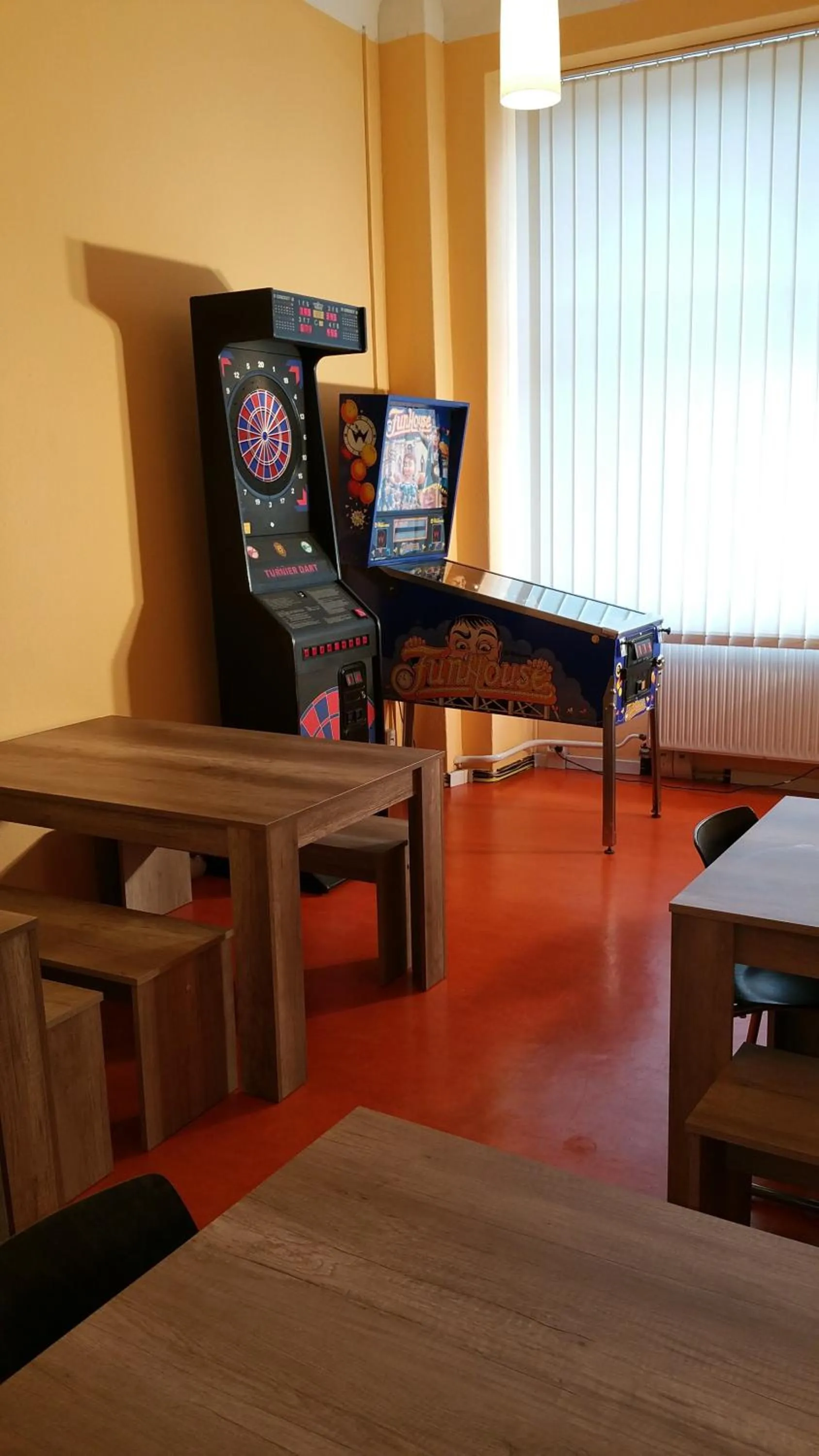 Game Room in Happy Go Lucky Hotel + Hostel