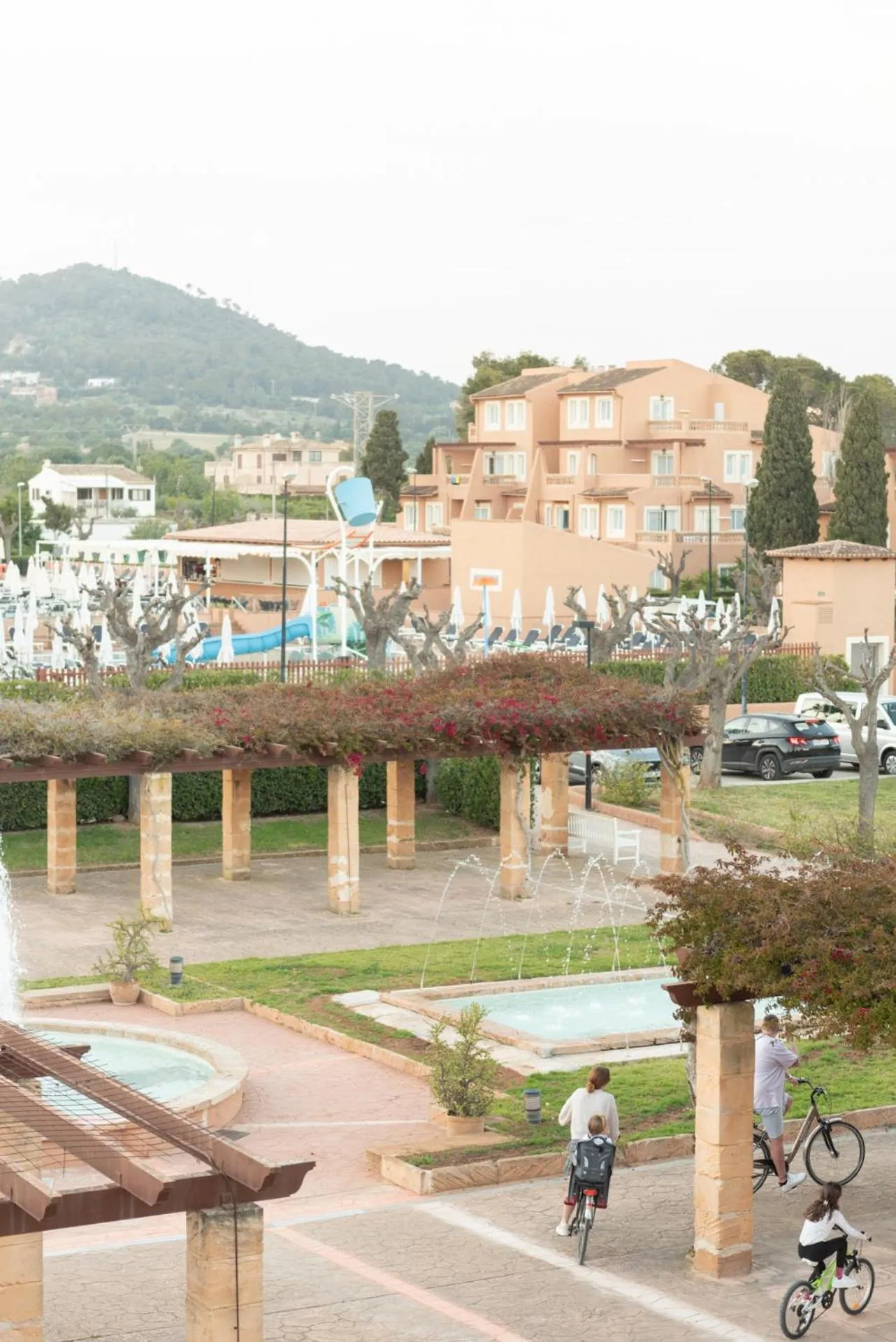 Garden view in Aparthotel Ciudad Laurel