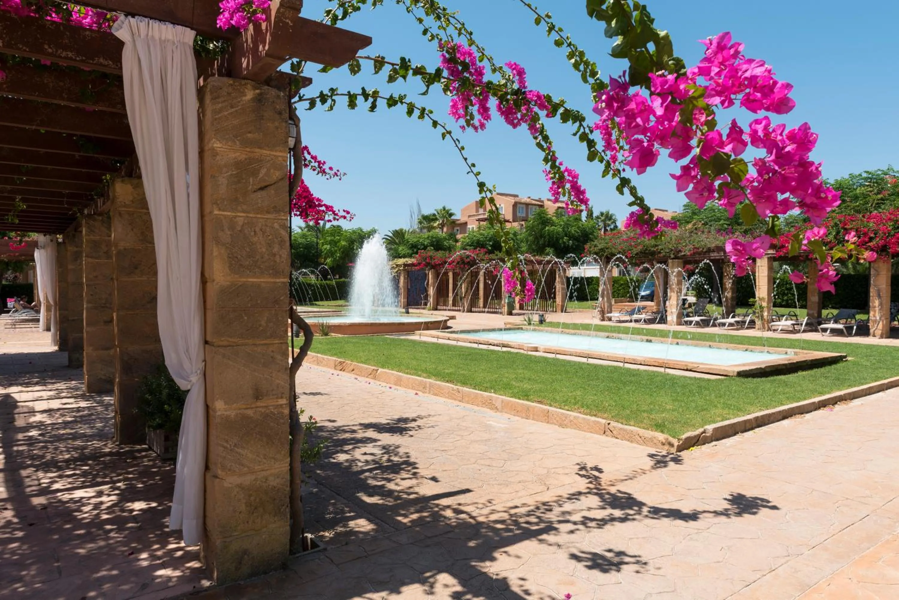 Garden in Aparthotel Ciudad Laurel