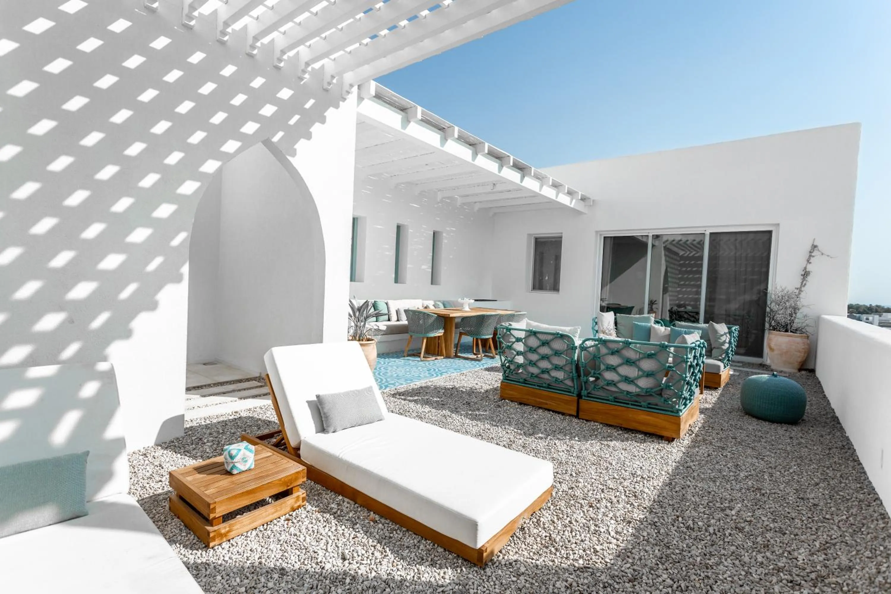 Patio in Cloud 7 Residences Ayla Aqaba