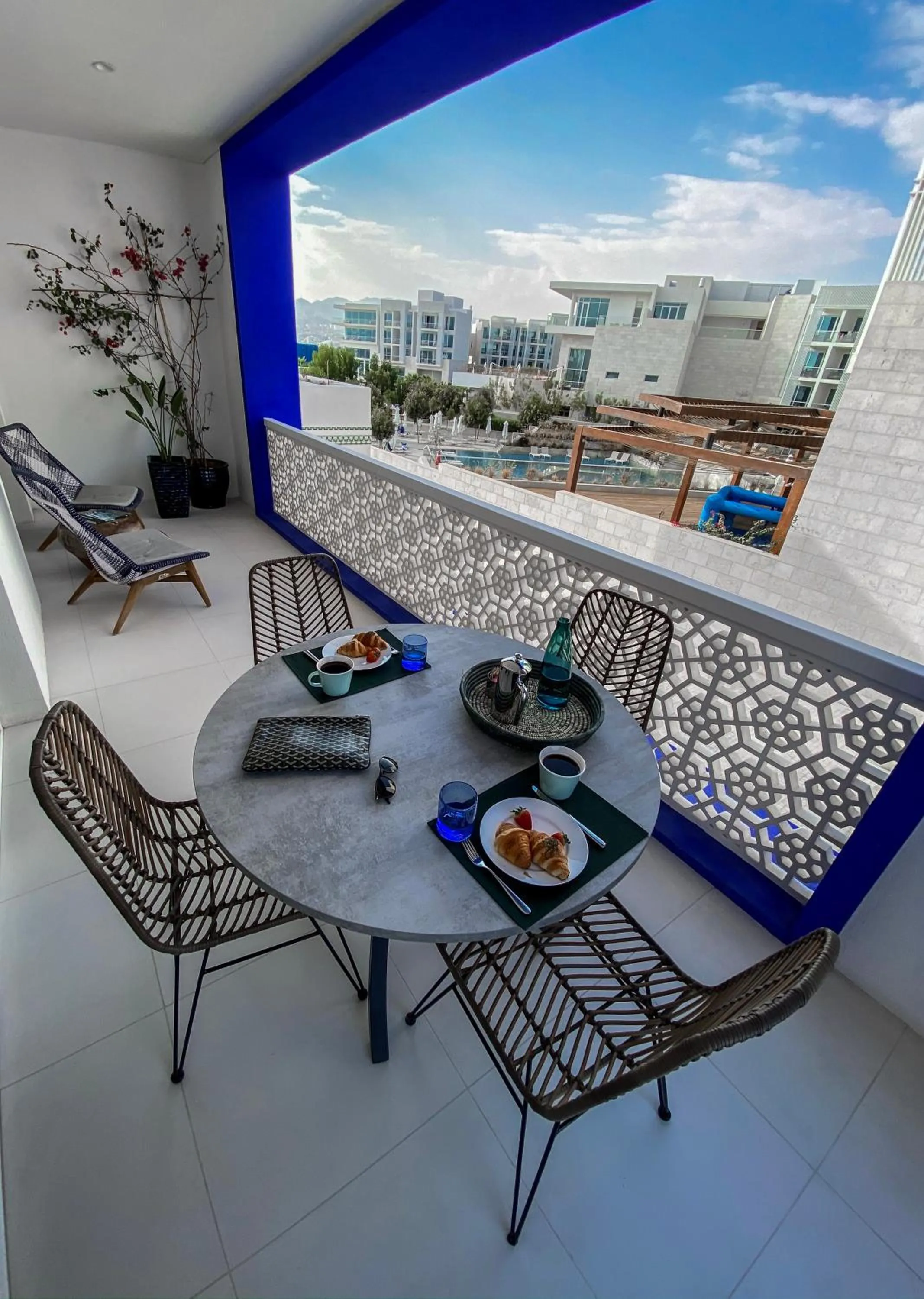 Balcony/Terrace in Cloud 7 Residences Ayla Aqaba
