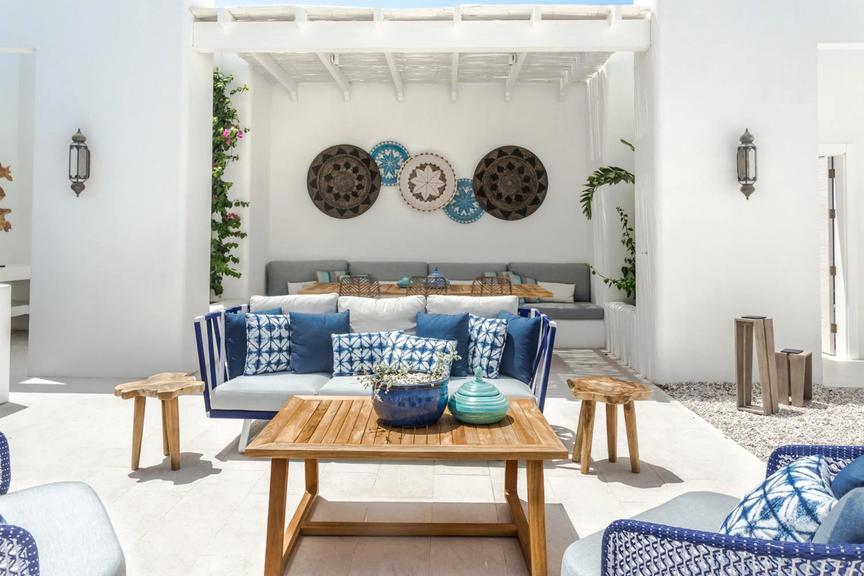 Seating area in Cloud 7 Residences Ayla Aqaba