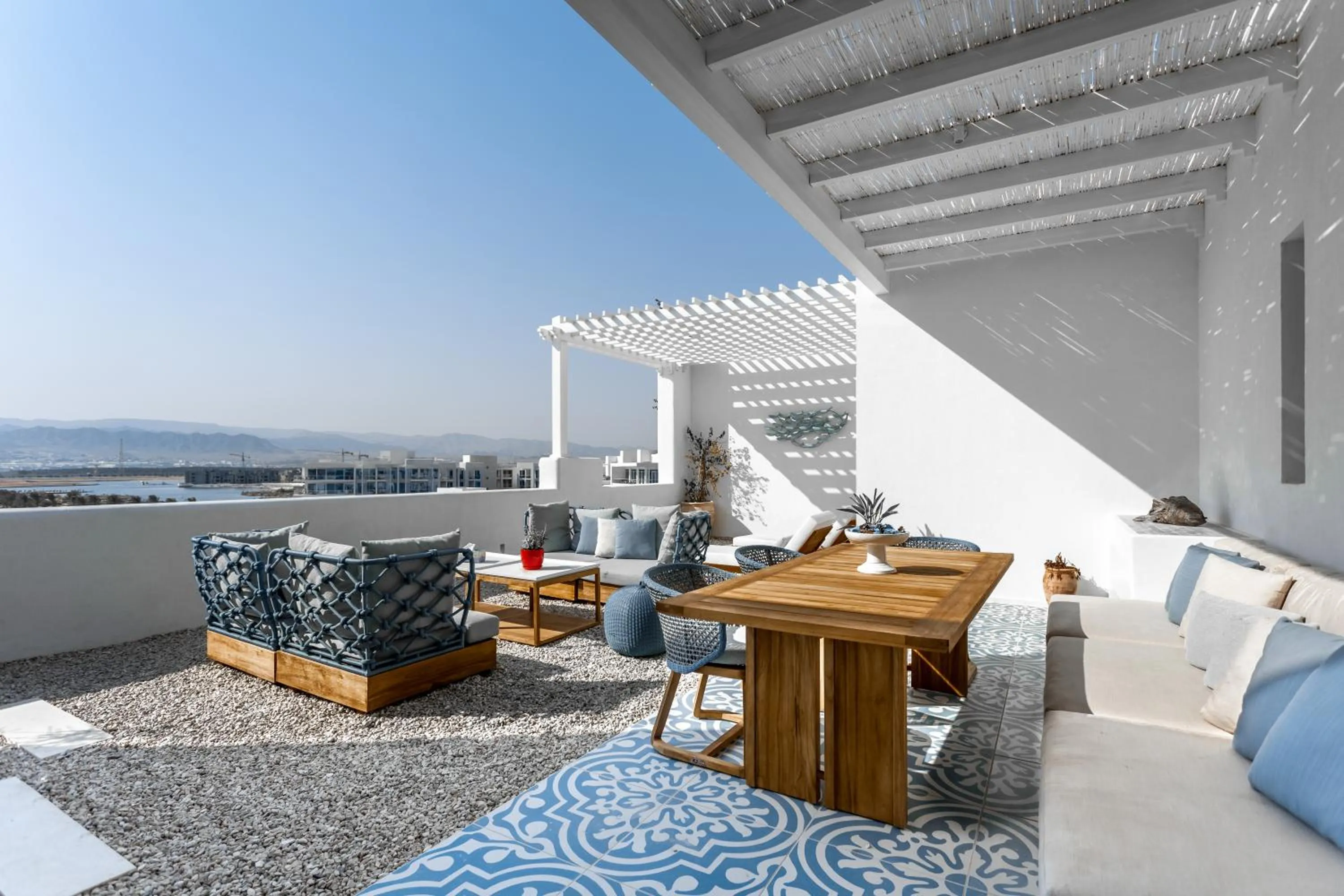 Patio in Cloud 7 Residences Ayla Aqaba