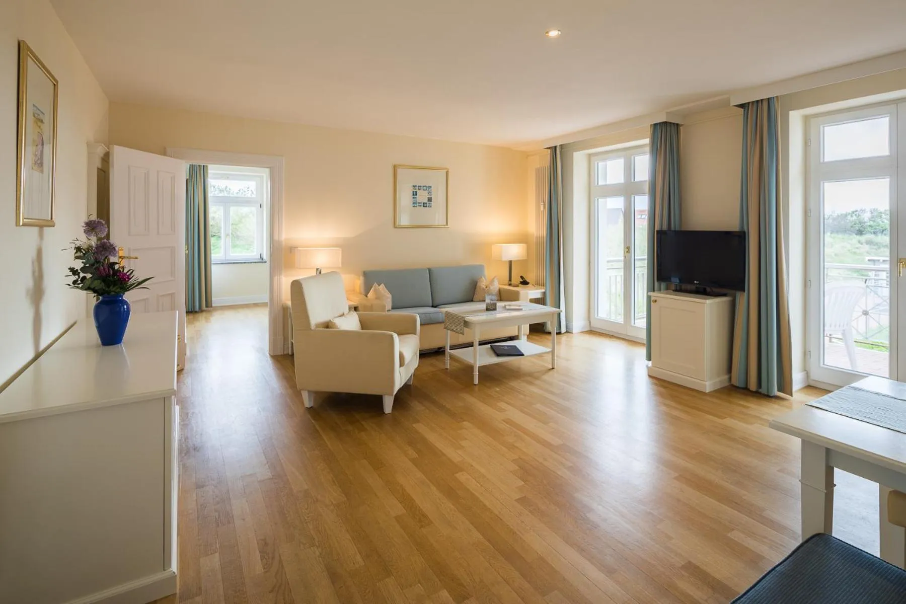 Living room in Strandhotel Kurhaus Juist