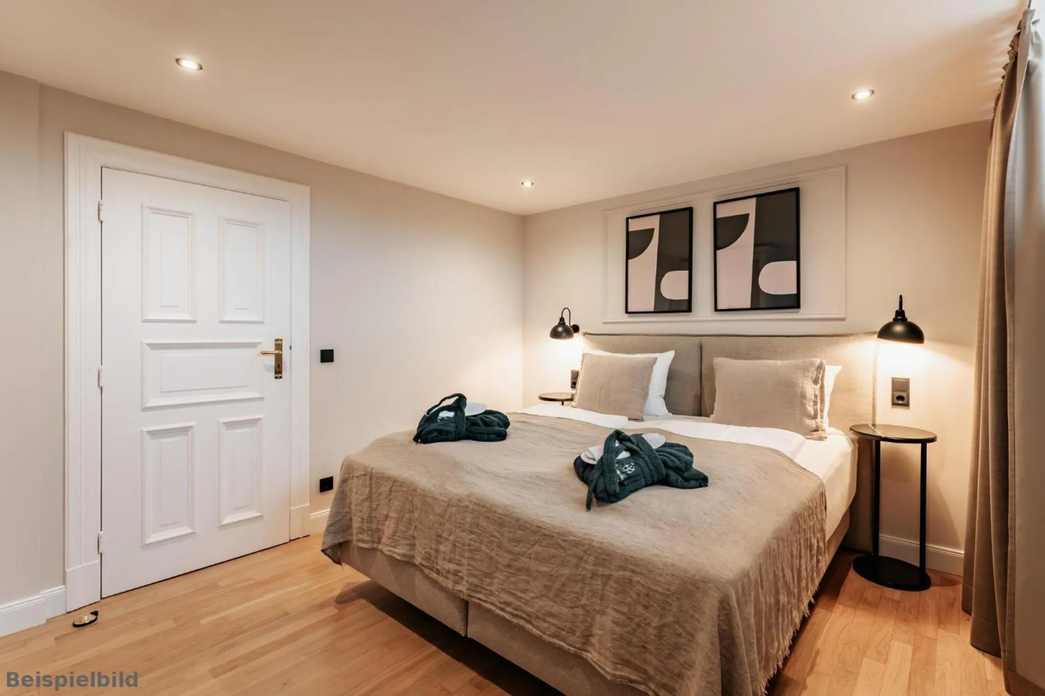 Bed in Strandhotel Kurhaus Juist