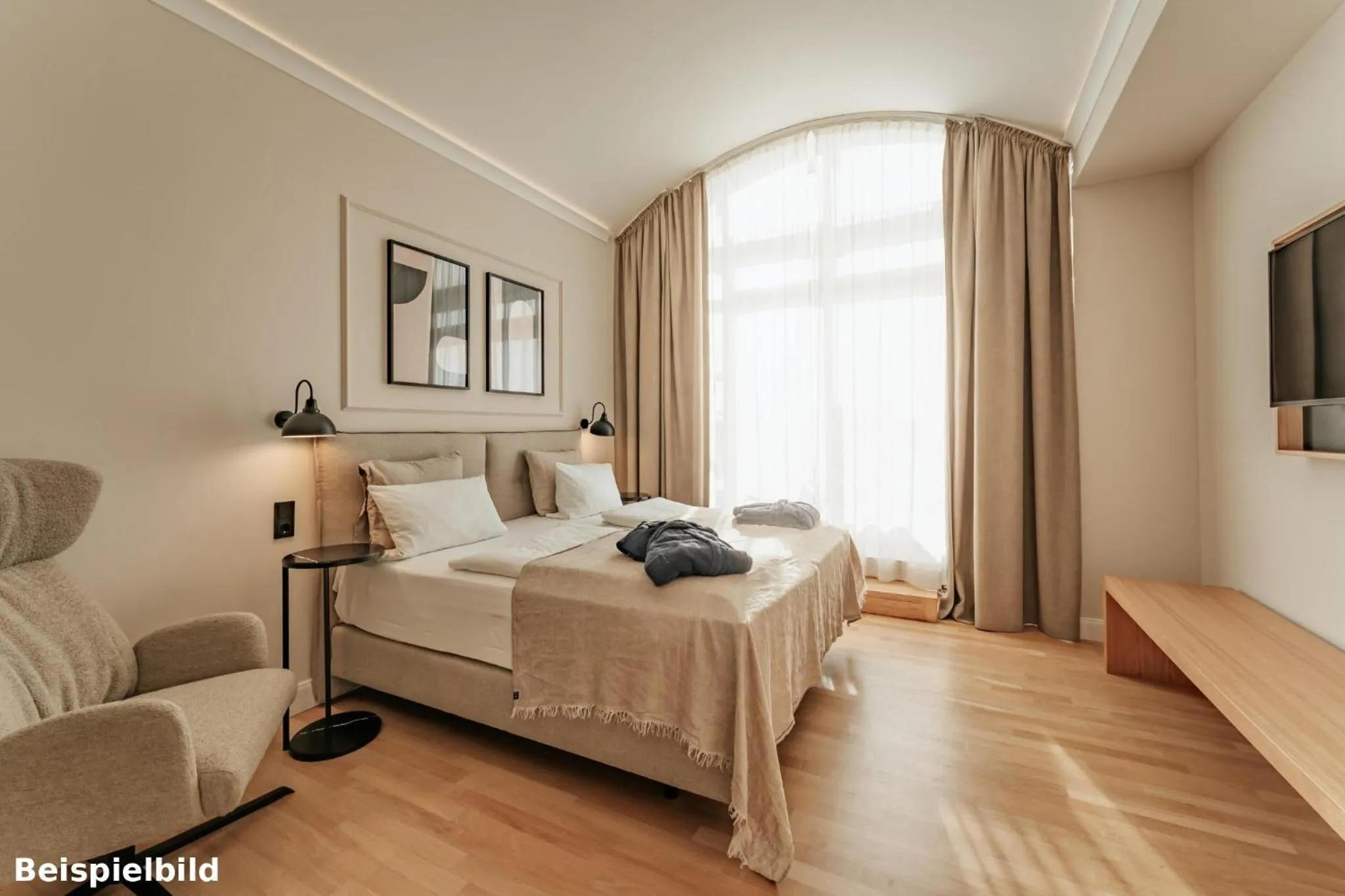 Bed in Strandhotel Kurhaus Juist