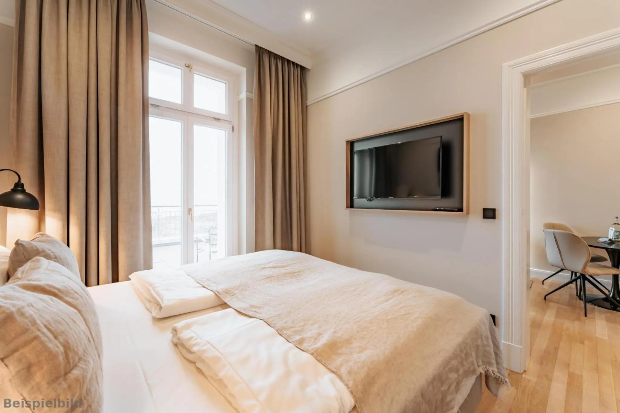 Bed in Strandhotel Kurhaus Juist