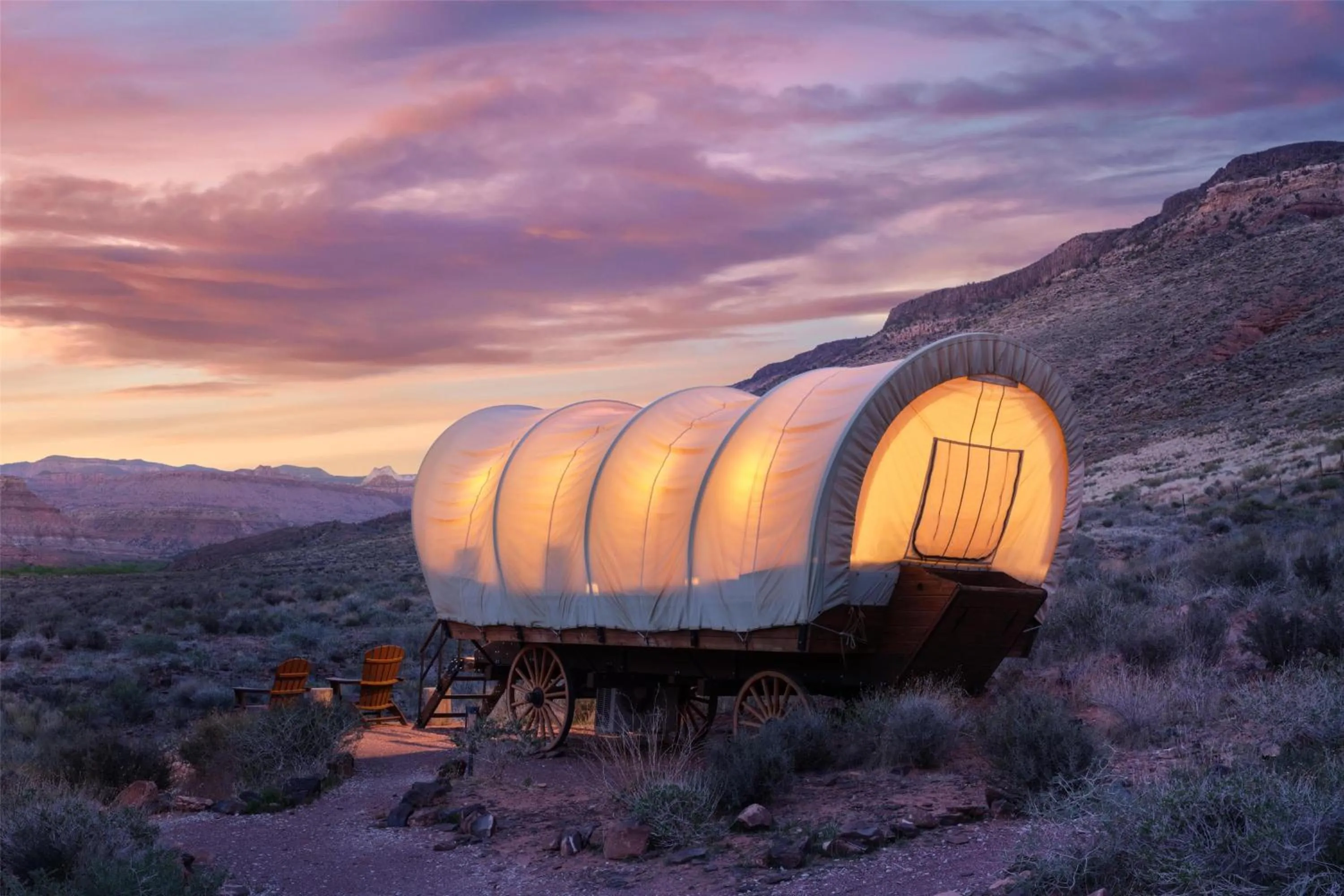 Bedroom in Zion Wildflower Resort