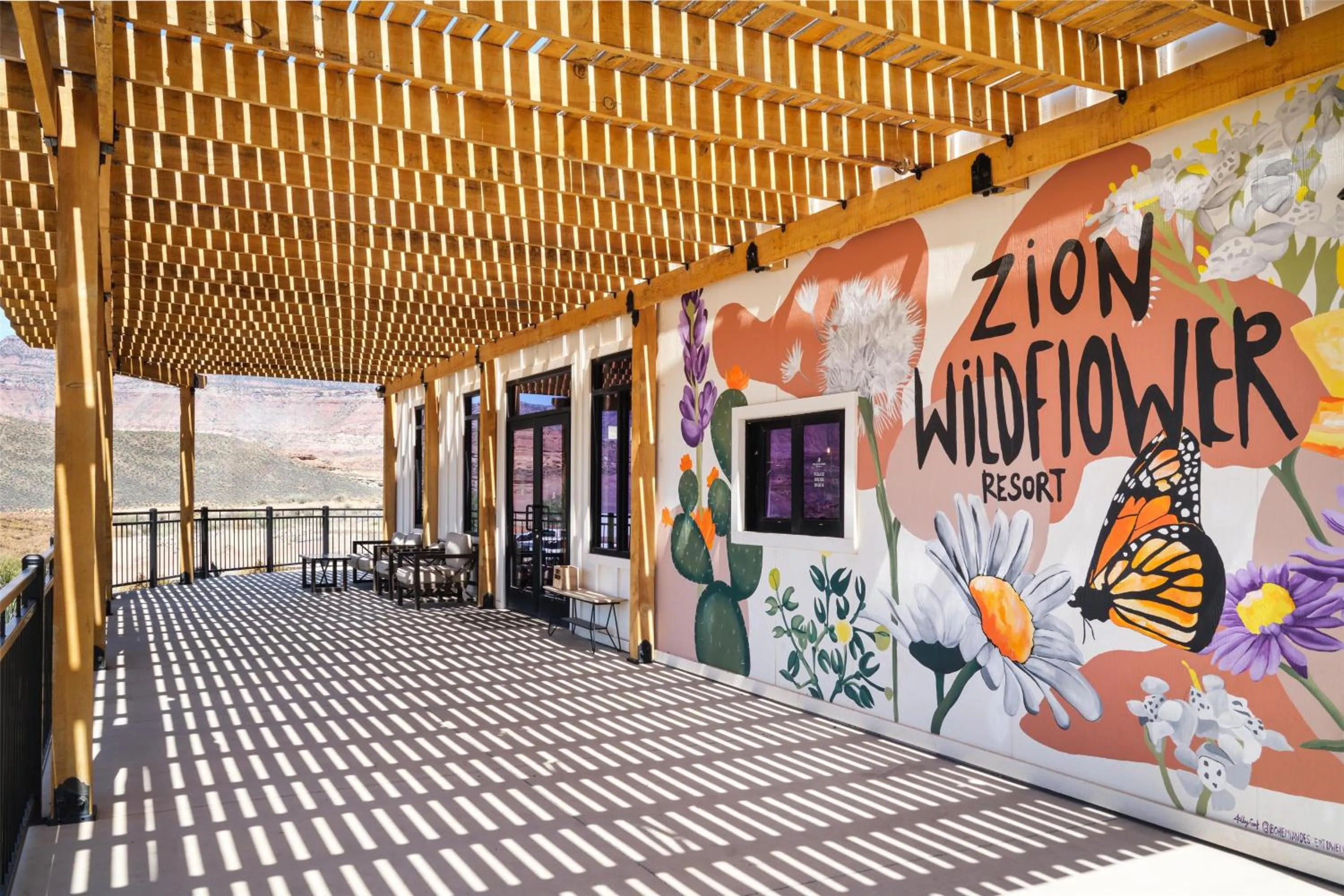 Property building in Zion Wildflower Resort