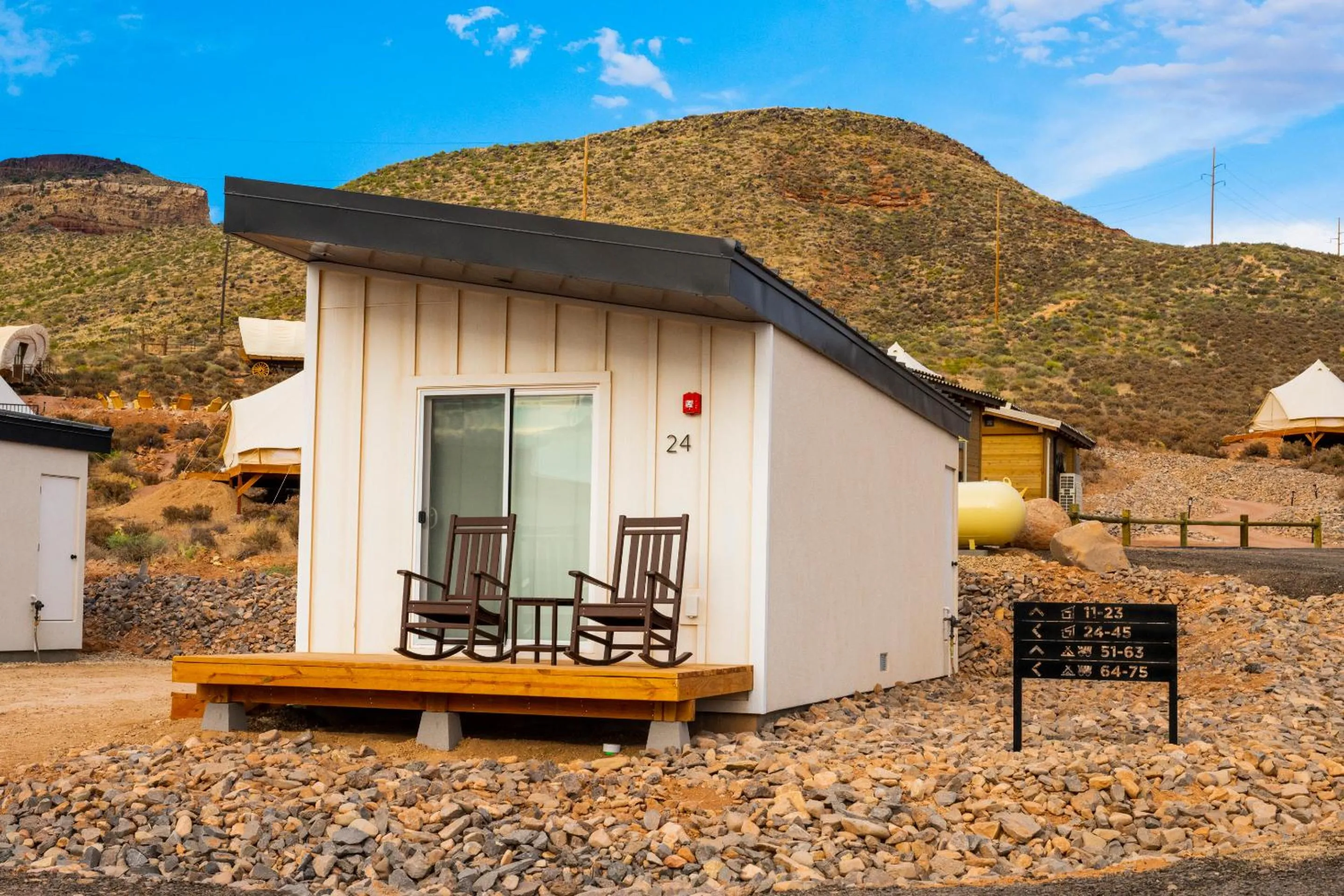 Patio in Zion Wildflower Resort