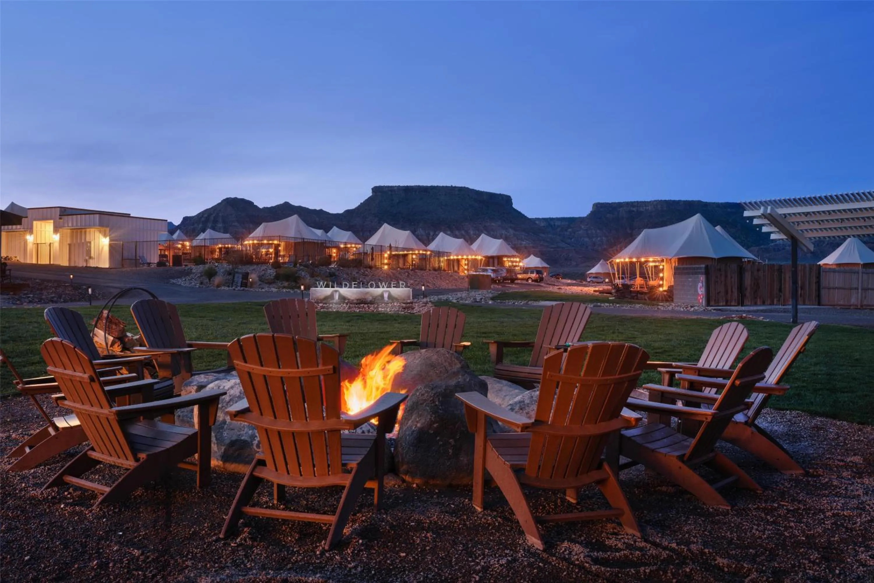 Property building in Zion Wildflower Resort