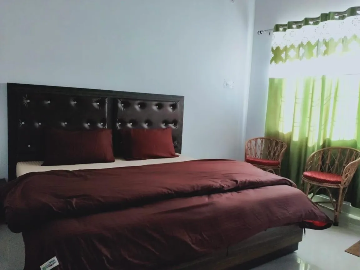 Bed in Pahadi Ghar Homestay