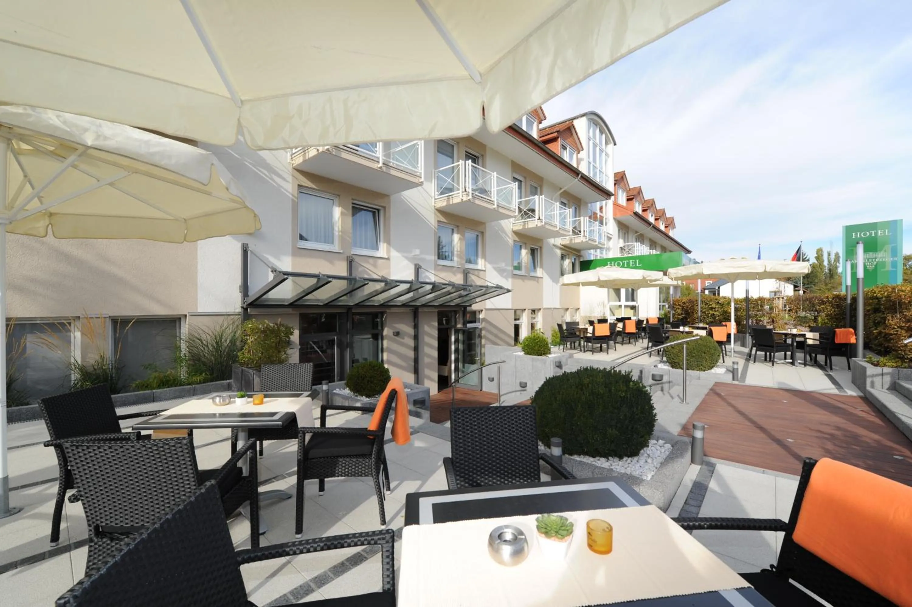 Balcony/Terrace in Hotel Markkleeberger Hof
