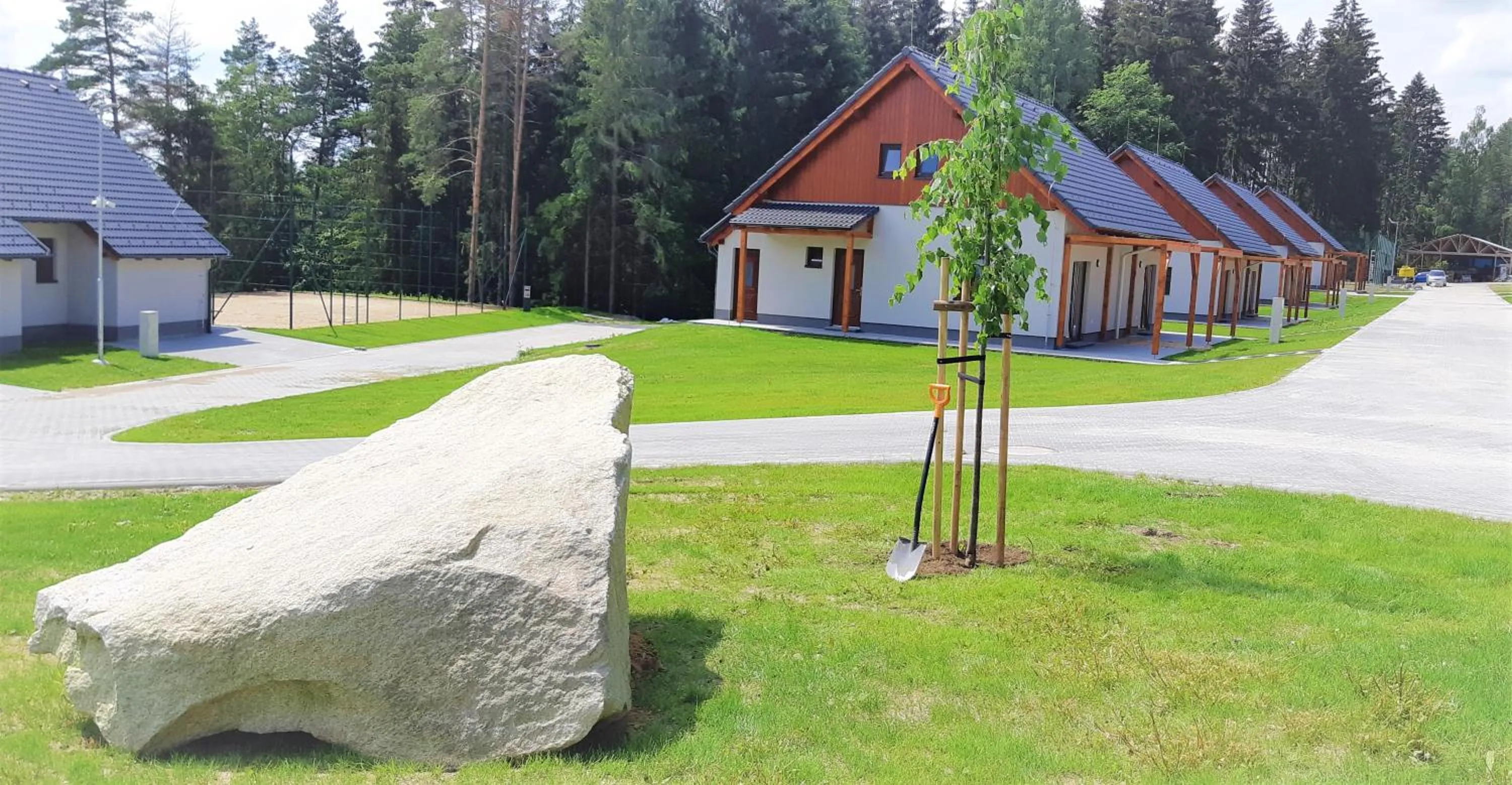 Property building in Apartmány Deluxe