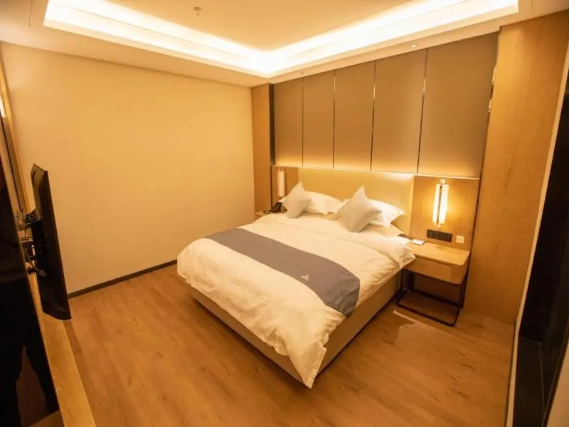 Bed in GreenTree Eastern Linyi Airport