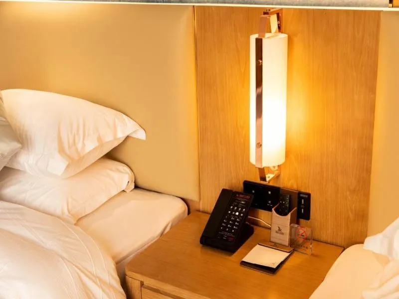 Bed in GreenTree Eastern Linyi Airport