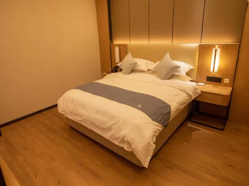 Bed in GreenTree Eastern Linyi Airport