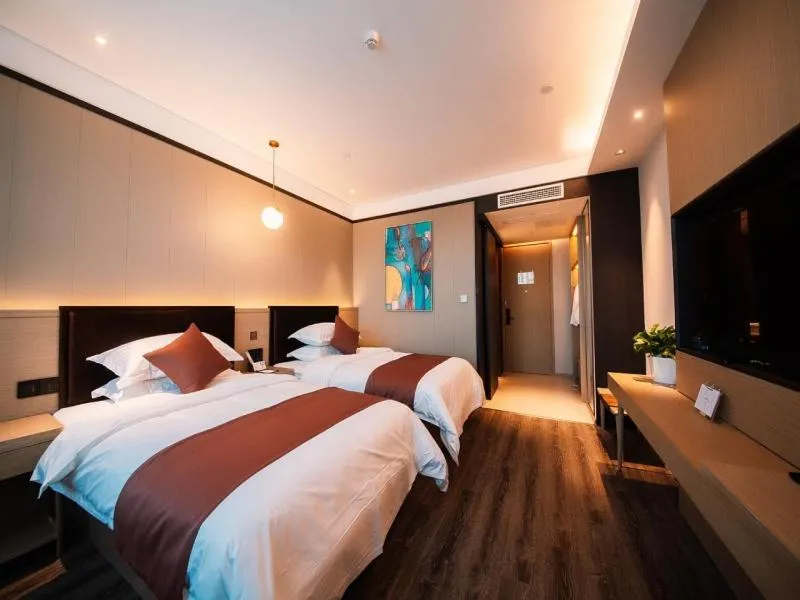 Bed in GYA hotel Linyi Lanshan Hailian International Plaza