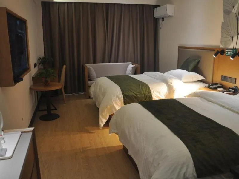 Bed in GreenTree Inn Shangqiu Zhecheng Shanghai Road