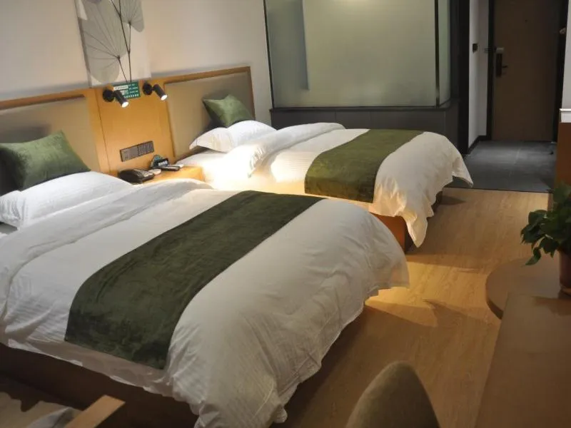 Bed in GreenTree Inn Shangqiu Zhecheng Shanghai Road
