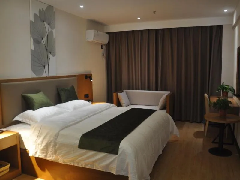Bed in GreenTree Inn Shangqiu Zhecheng Shanghai Road