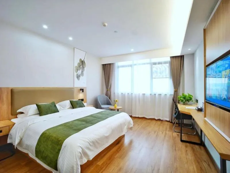 Bed in GreenTree Inn Changzhou Xuebu Eastern Salt Lake City