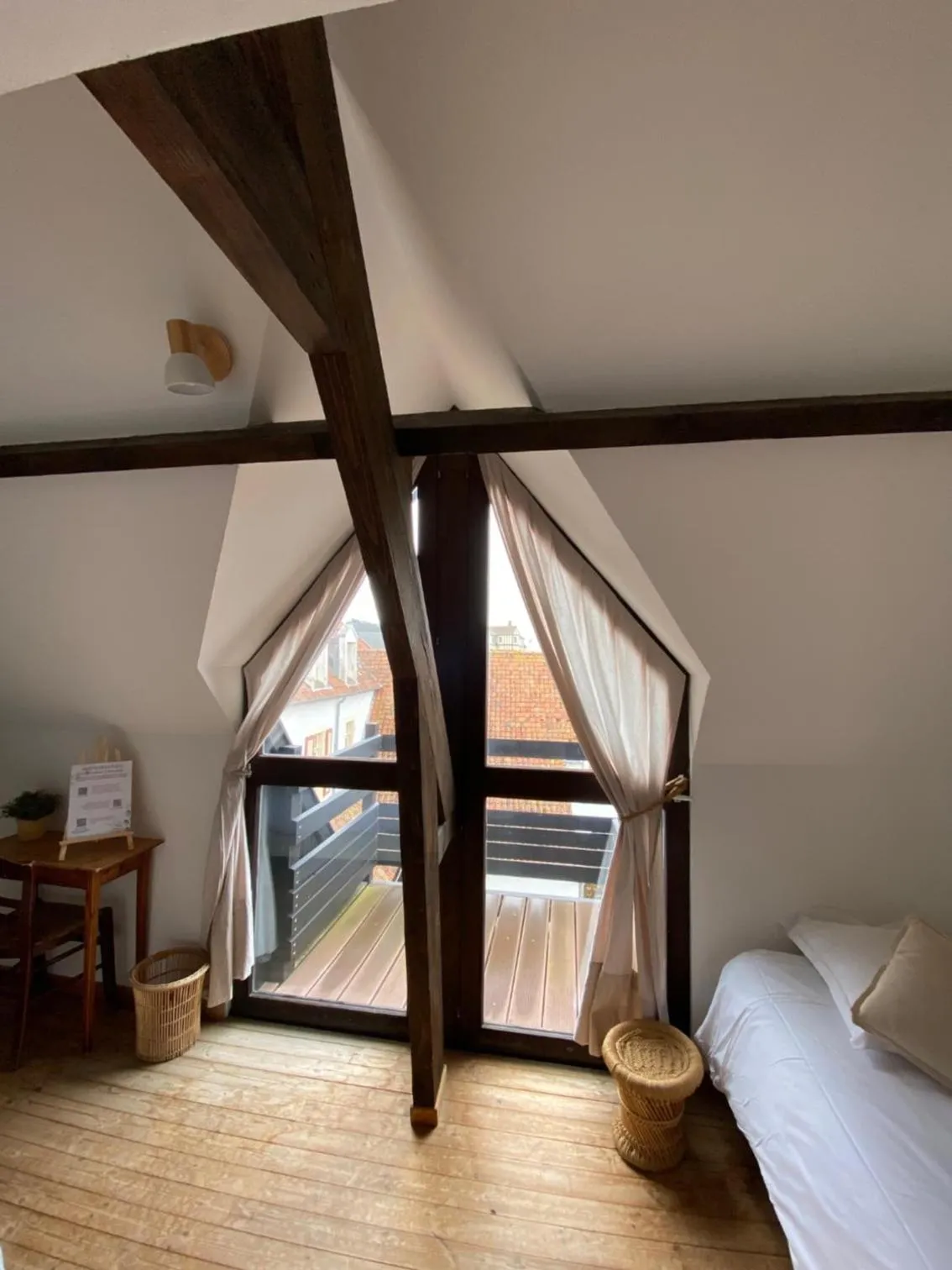 Bed in Hôtel de La Plage - WISSANT