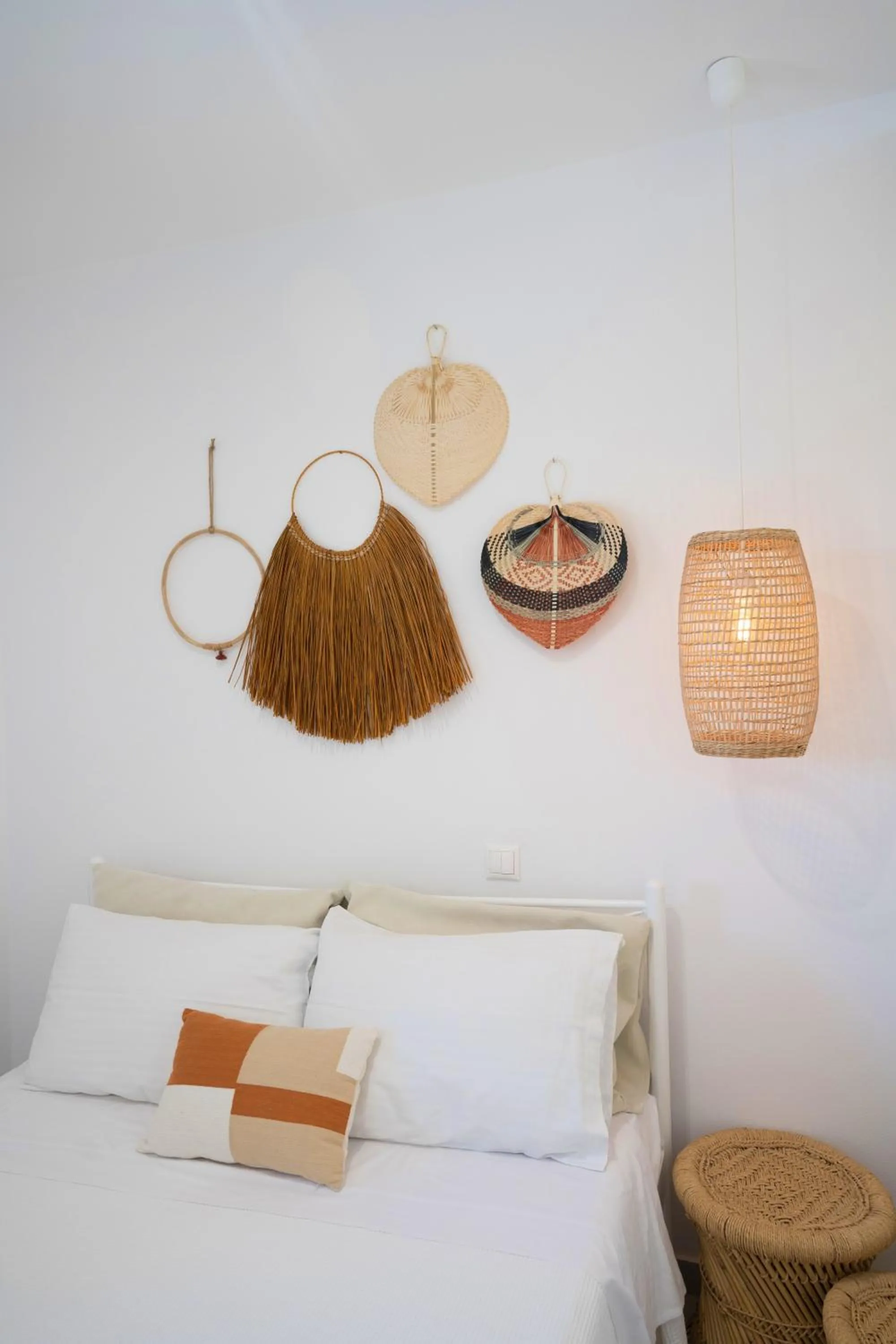 Bed in Mykonos Dot Apartments