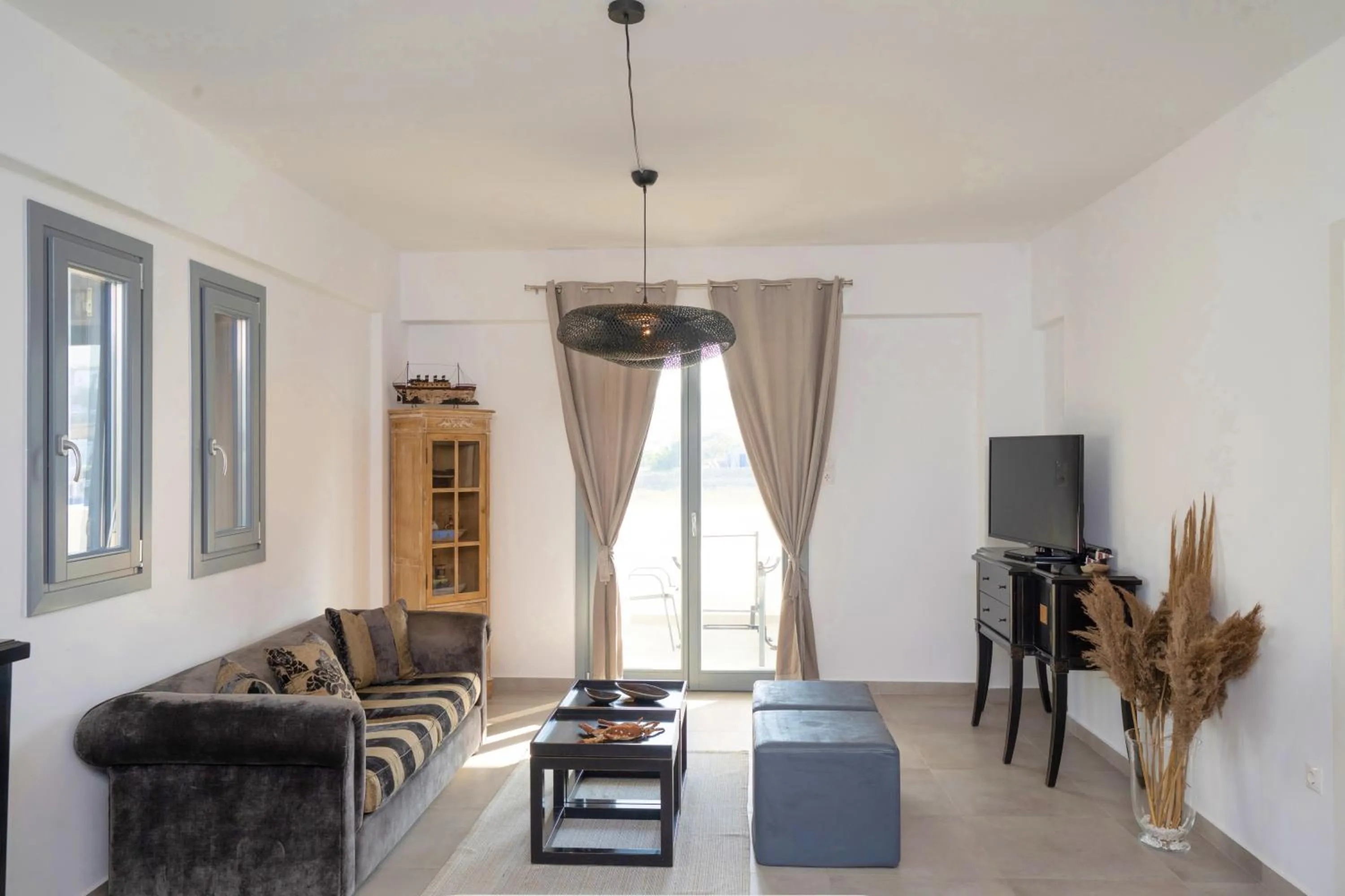 Living room in Mykonos Dot Apartments